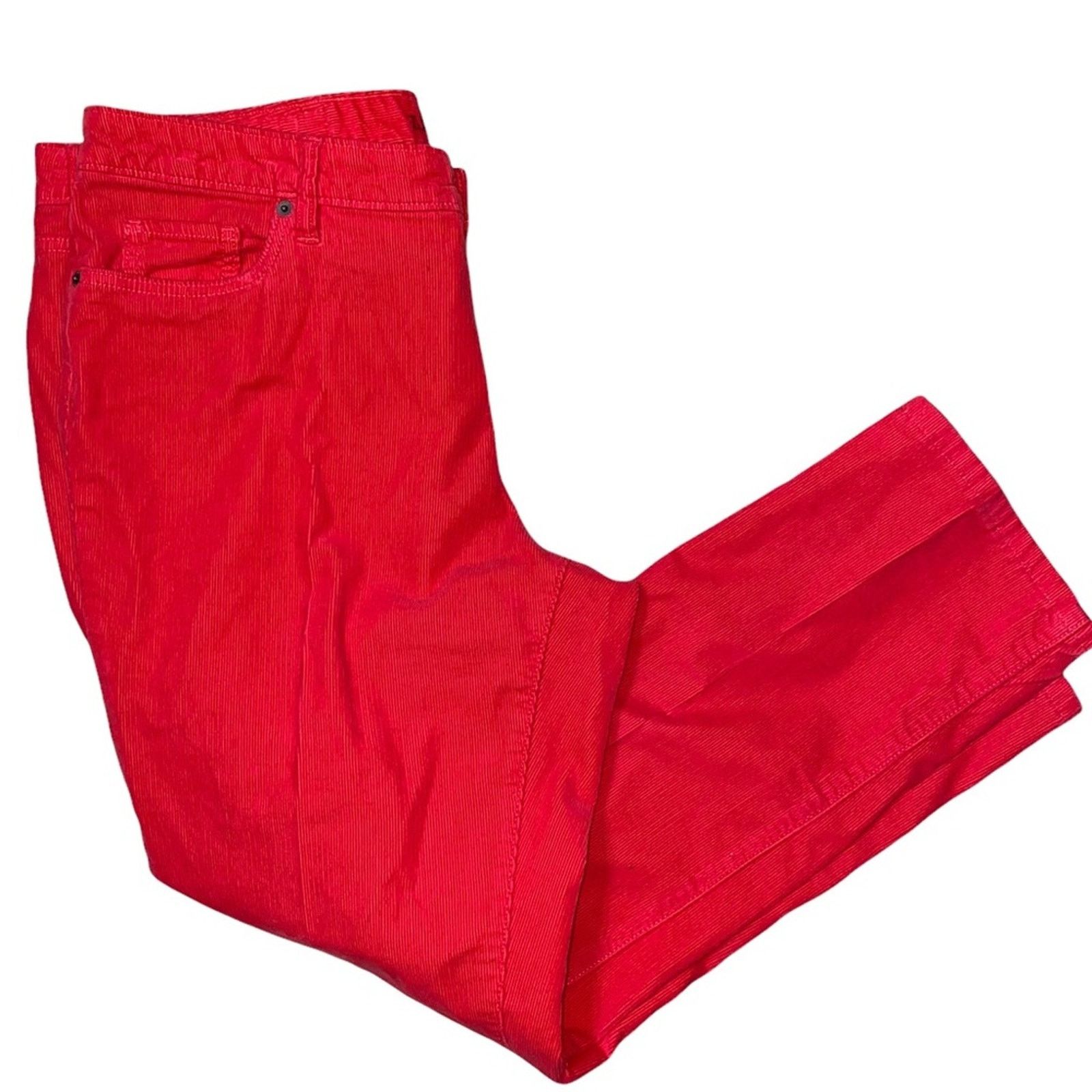 Lands' End Lands End Straight Leg Fit 2 Corduroy Pants red size 16P Size 38" / US 16 / IT 52 - 2 Thumbnail