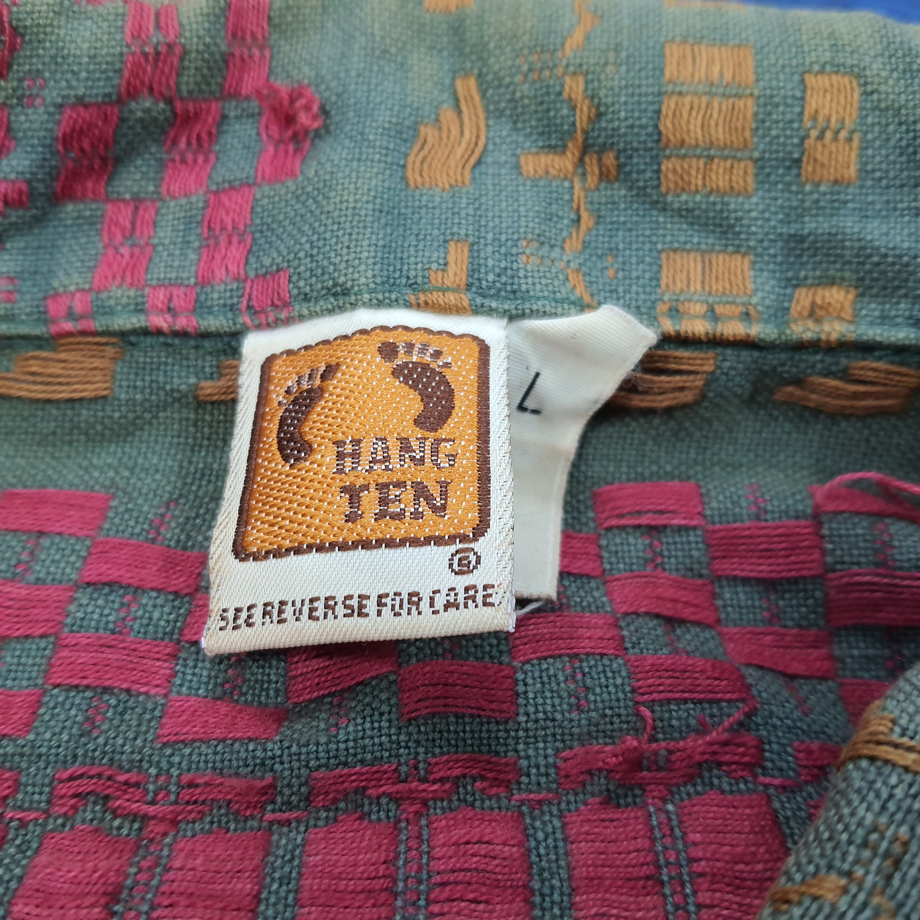 Hang Ten × Vintage Vintage Hang Ten Button Up Shirt Size US L / EU 52-54 / 3 - 4 Thumbnail