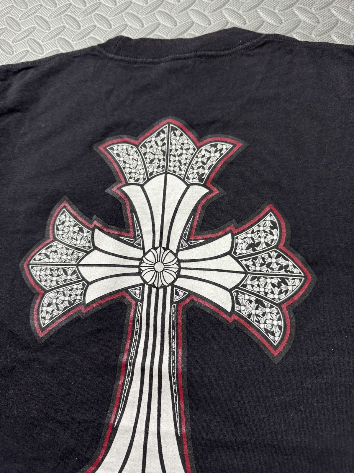 Chrome Hearts VERY RARE! DOUBLE CROSS 90s NECK SCRIPT Size US S / EU 44-46 / 1 - 6 Thumbnail