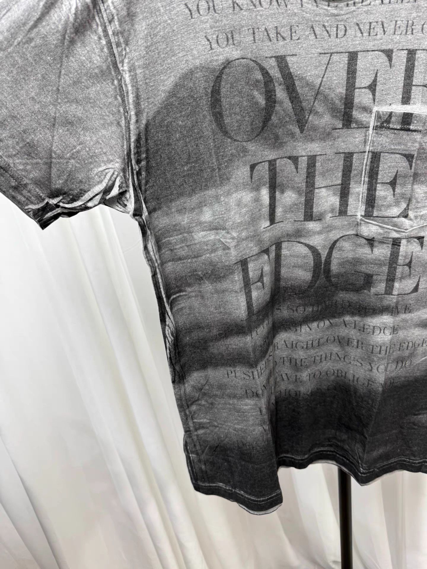 Takahiromiyashita The Soloist. The soloist OVER THE EDGE Ink Print Short Sleeve K20 Size US M / EU 48-50 / 2 - 5 Thumbnail