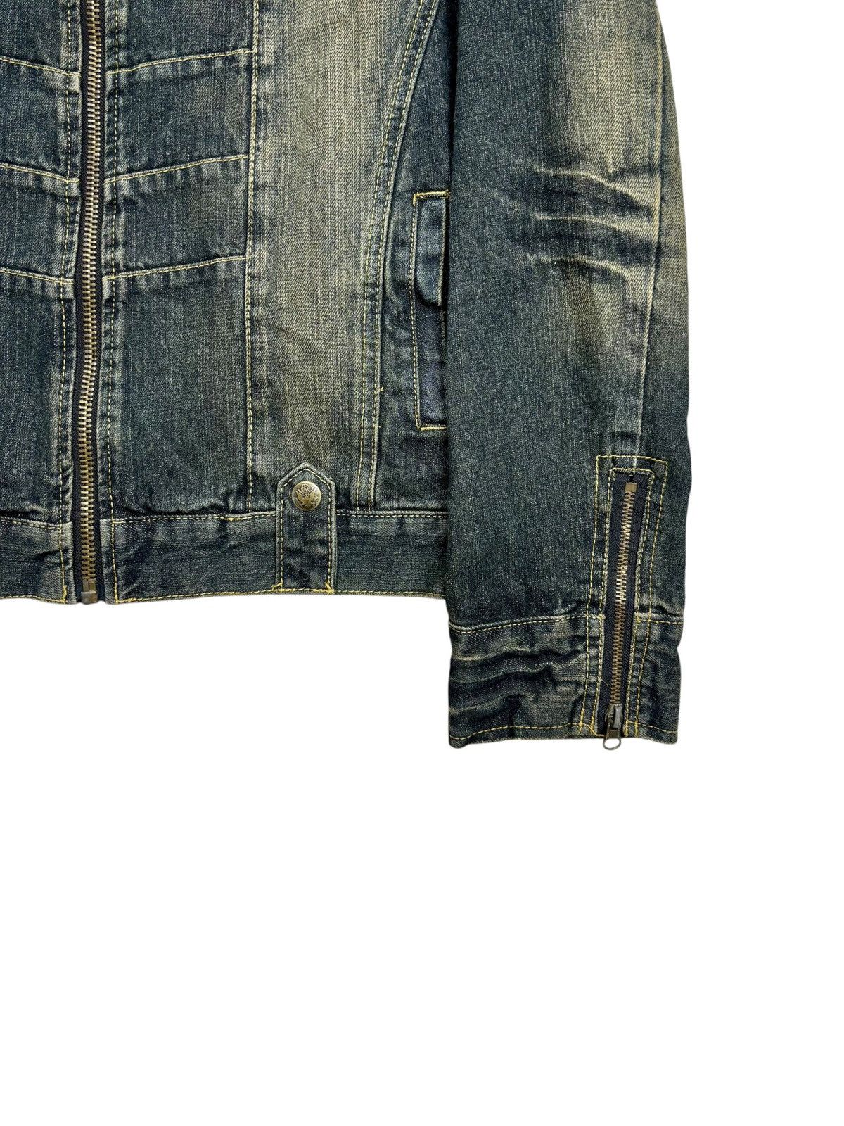 JACKROSE 2000s Jackrose - Apocalypse Style Mud Wash Denim Jacket Size US M / EU 48-50 / 2 - 4 Thumbnail