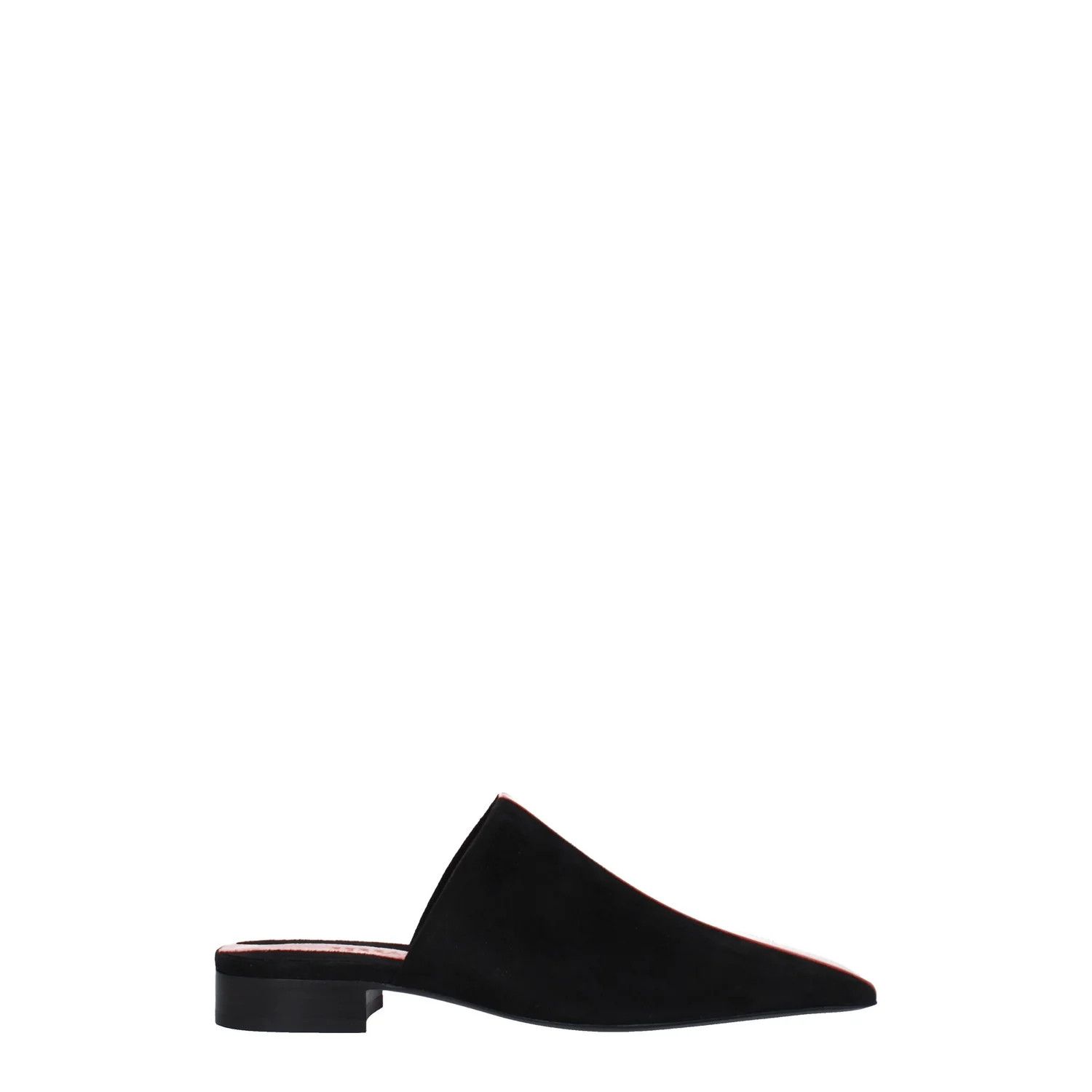 Salvatore Ferragamo ob1o1e1224 Suede Slippers & Clogs in Black Size US 7 / IT 37 - 1 Thumbnail