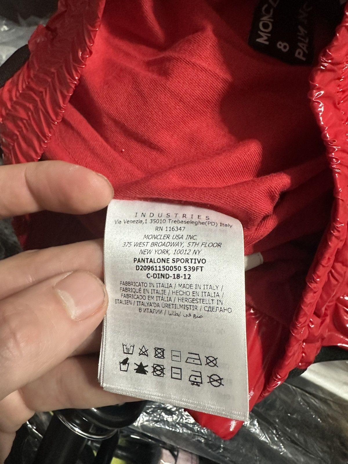 Moncler × Palm Angels 08 Moncler Genius x Palm Angels Red Trackpant Size US 34 / EU 50 - 12 Thumbnail