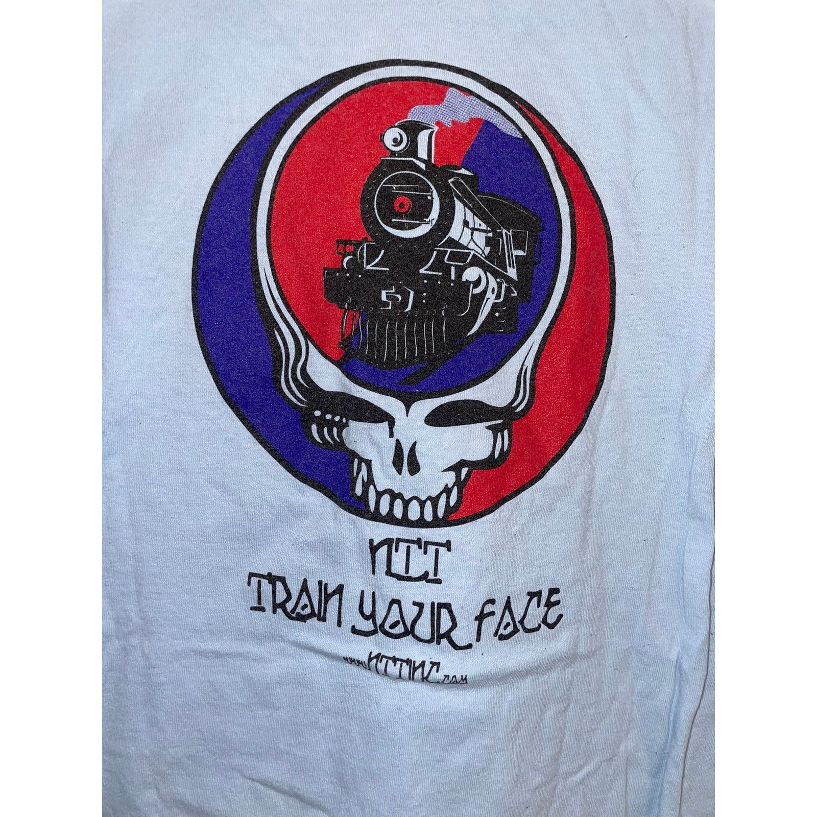 Gildan Vintage Grateful Dead Shirt NIT Train Your Face Training L Size US L / EU 52-54 / 3 - 6 Thumbnail