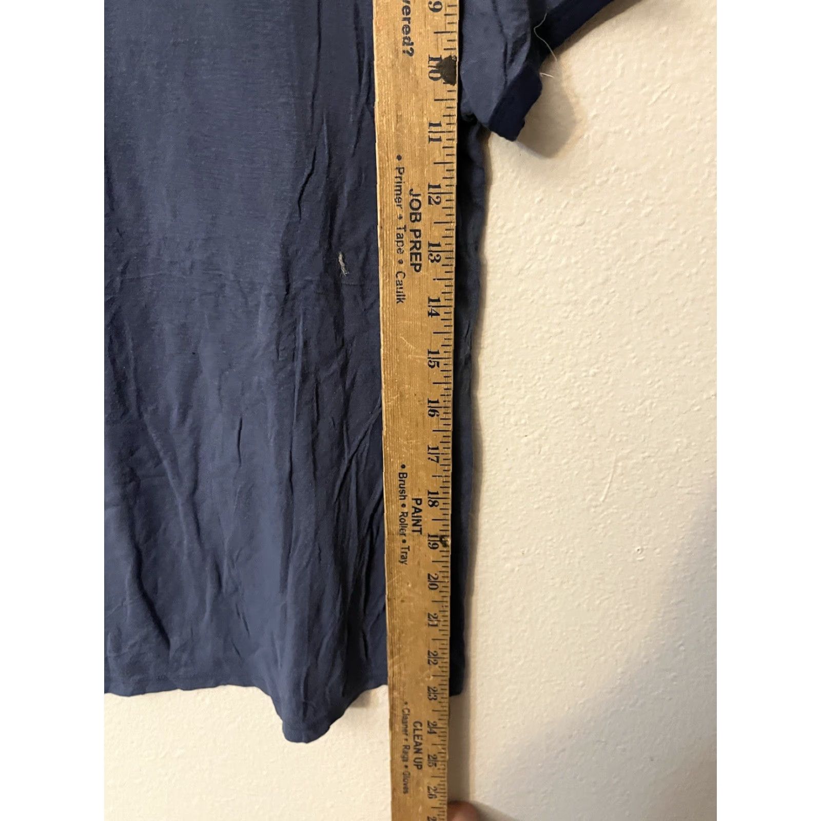 Abercrombie & Fitch Abercrombie & Fitch Shirt Medium Womens Knit Blue Solid Essential Vintage Size M / US 6-8 / IT 42-44 - 4 Thumbnail