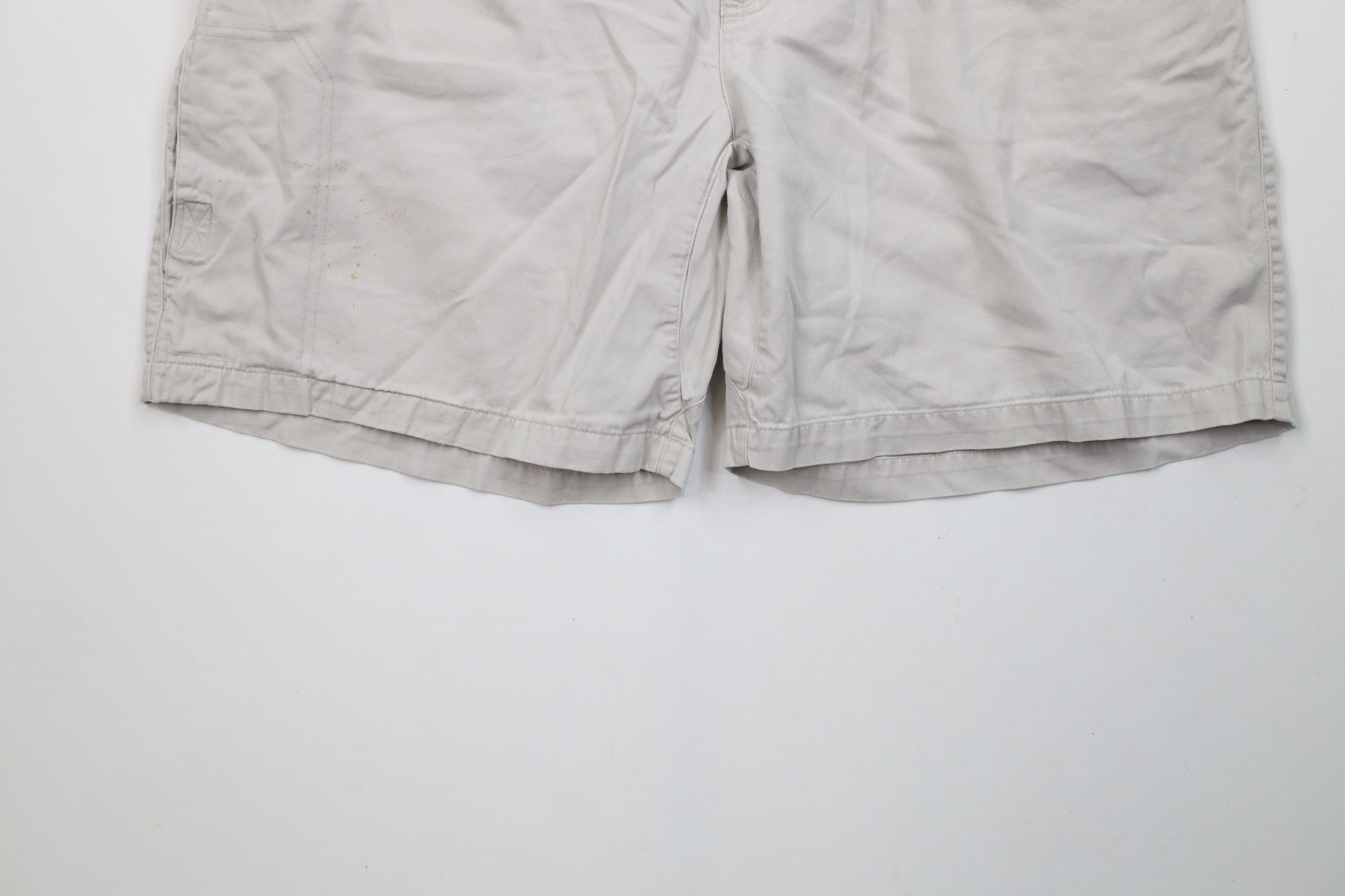 Columbia × Vintage Vintage 90s Columbia Belted Above Knee Shorts Beige Cotton Size US 36 / EU 52 - 4 Thumbnail