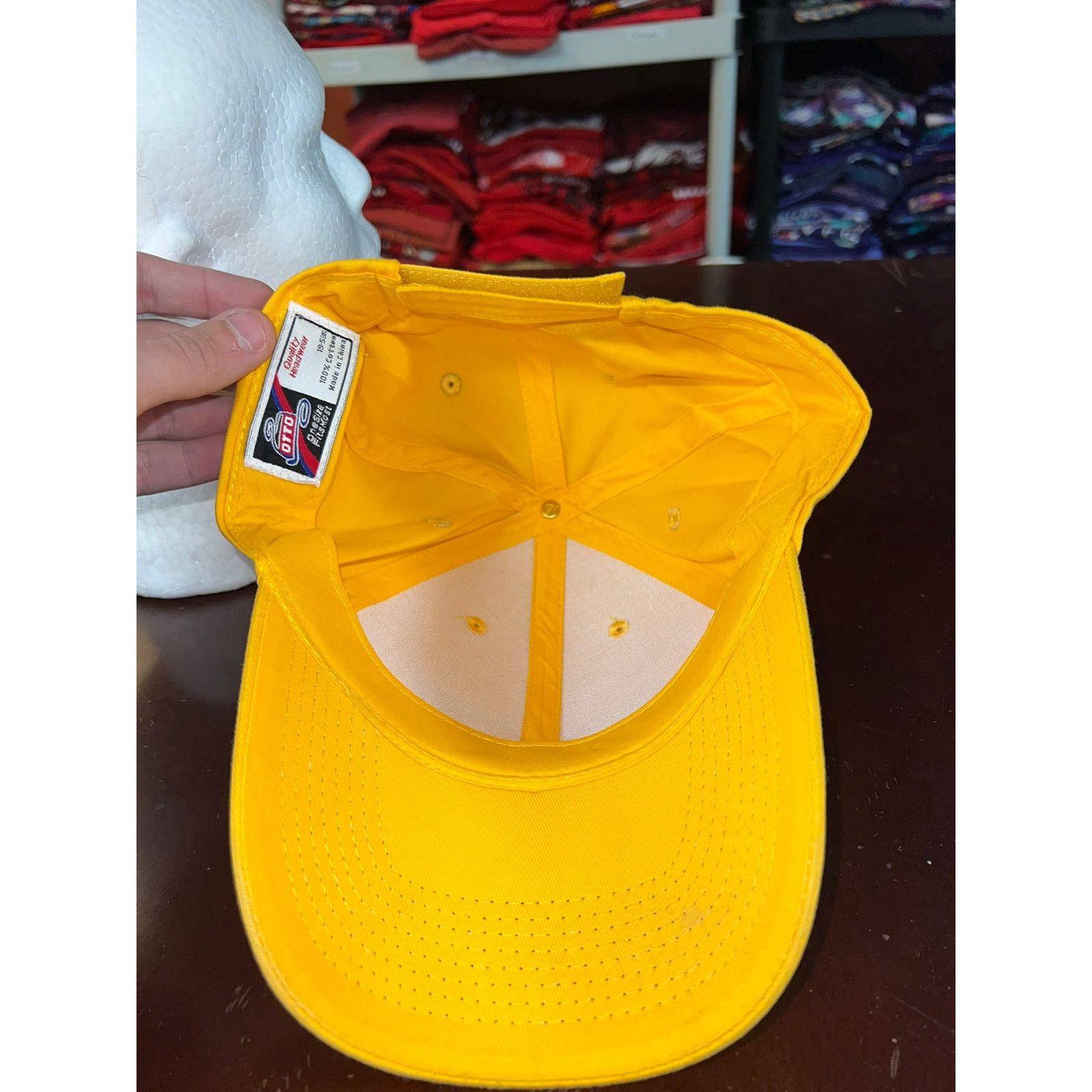 Vintage Vintage Pepsi Hat Yellow Black Soda Promo Cap Headwear Size ONE SIZE - 7 Thumbnail