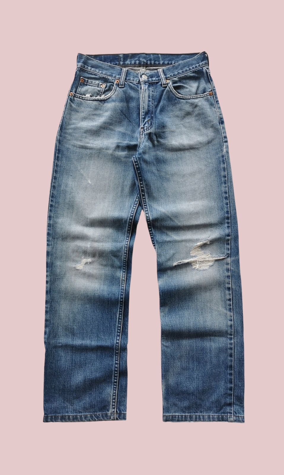 Levi's Vintage Levis 533 Distressed Denim Jeans Size US 28 / EU 44 - 1 Thumbnail