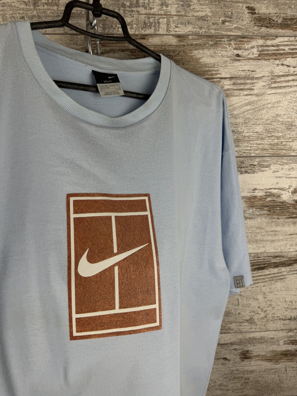 Nike Mens Vintage Nike court T-Shirt swoosh big logo y2k rare Size US XXL / EU 58 / 5 - 10 Thumbnail