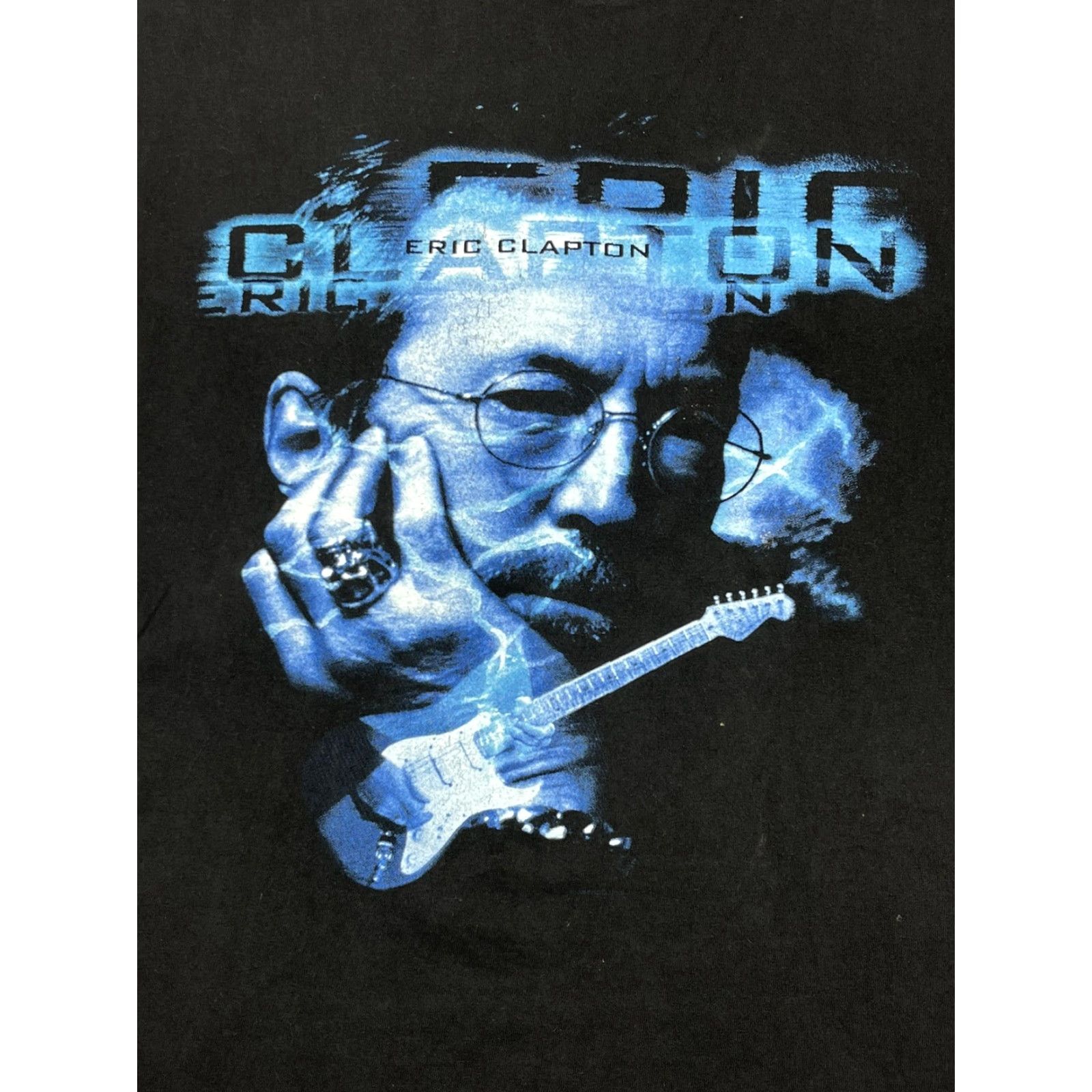 Hanes VINTAGE Eric Clapton T Shirt 90s World Tour Concert Music USA Mens Sz L Shirt Size US L / EU 52-54 / 3 - 2 Thumbnail
