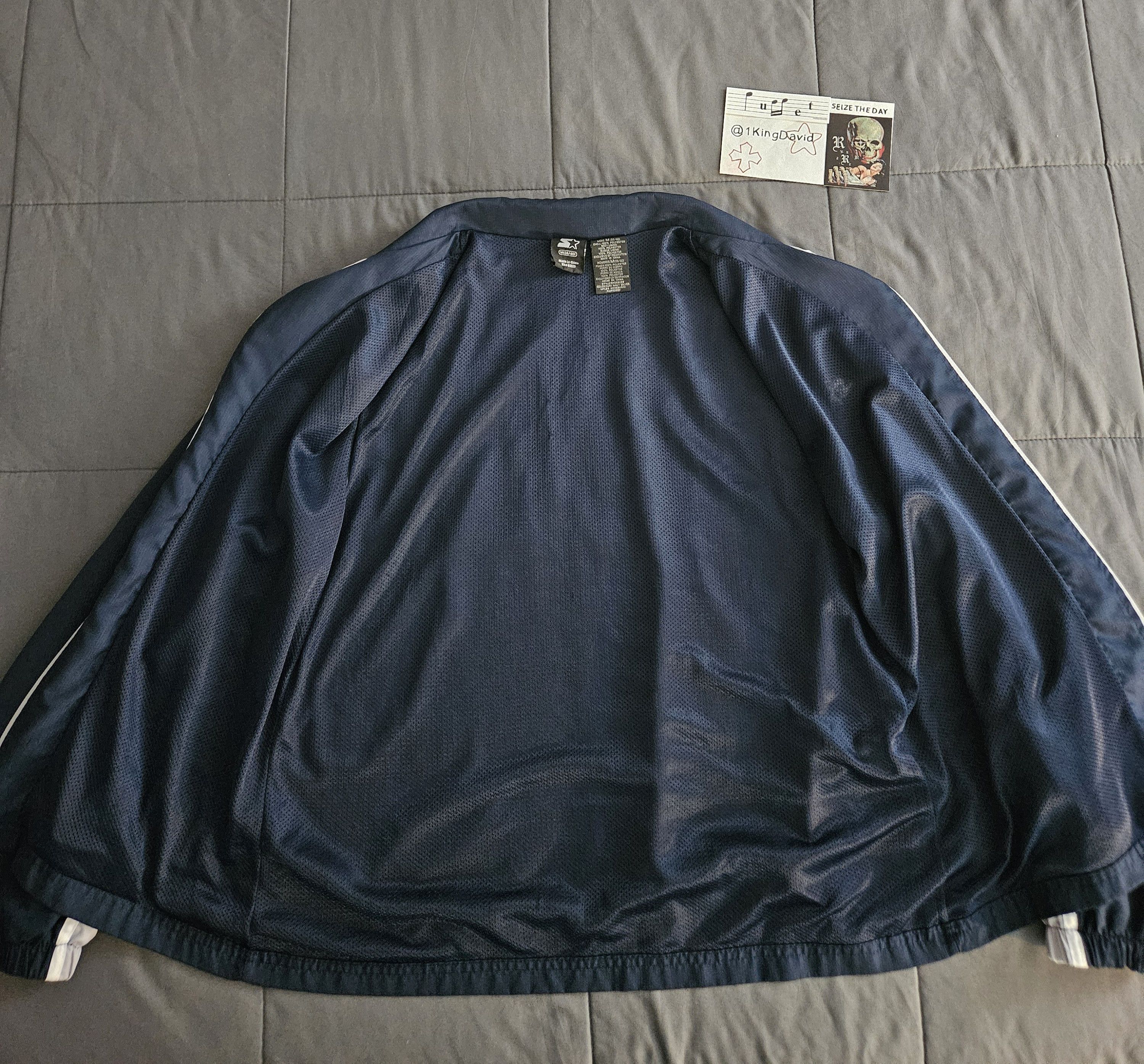 Starter Starter Navy Windbreaker Size US M / EU 48-50 / 2 - 3 Thumbnail