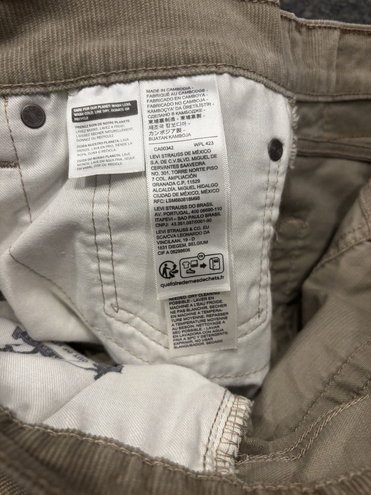 Levi's LEVI’S 505 - BEIGE CORDUROY - 32x29 Size US 32 / EU 48 - 5 Thumbnail