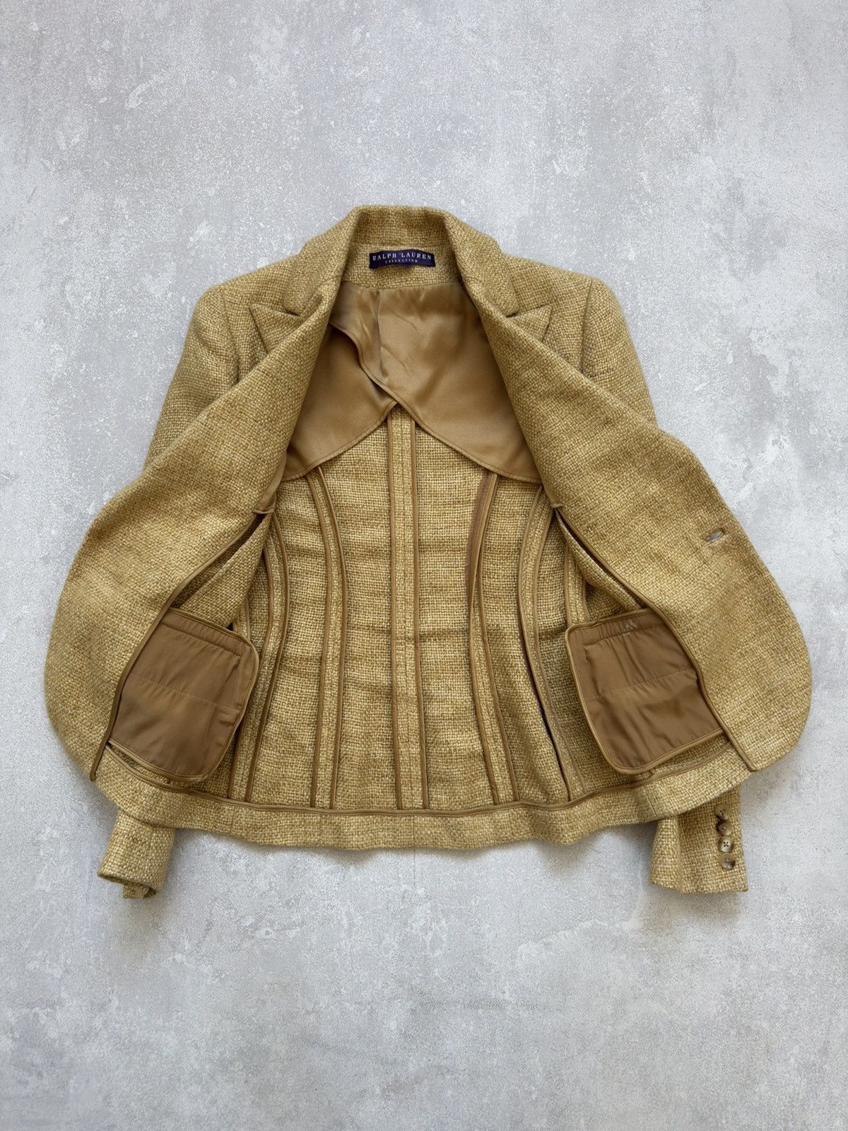 Ralph Lauren Purple Label × Vintage Ralph Lauren Purple Label Blazer Laine Wool Women Jacket Size S / US 4 / IT 40 - 5 Thumbnail