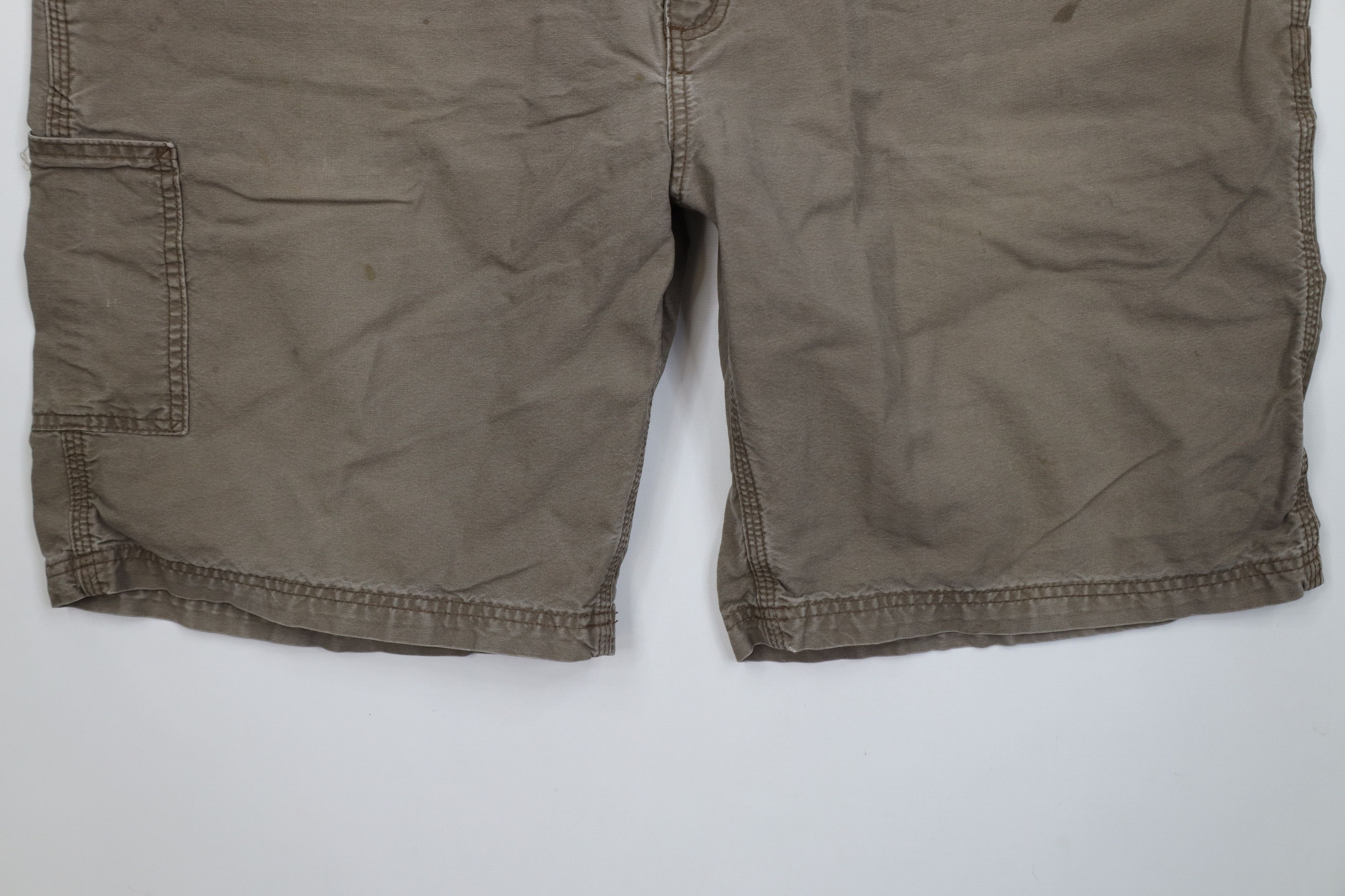 Carhartt Vintage Y2K Carhartt Spell Relaxed Fit Shorts Light Brown Size US 42 / EU 58 - 4 Thumbnail