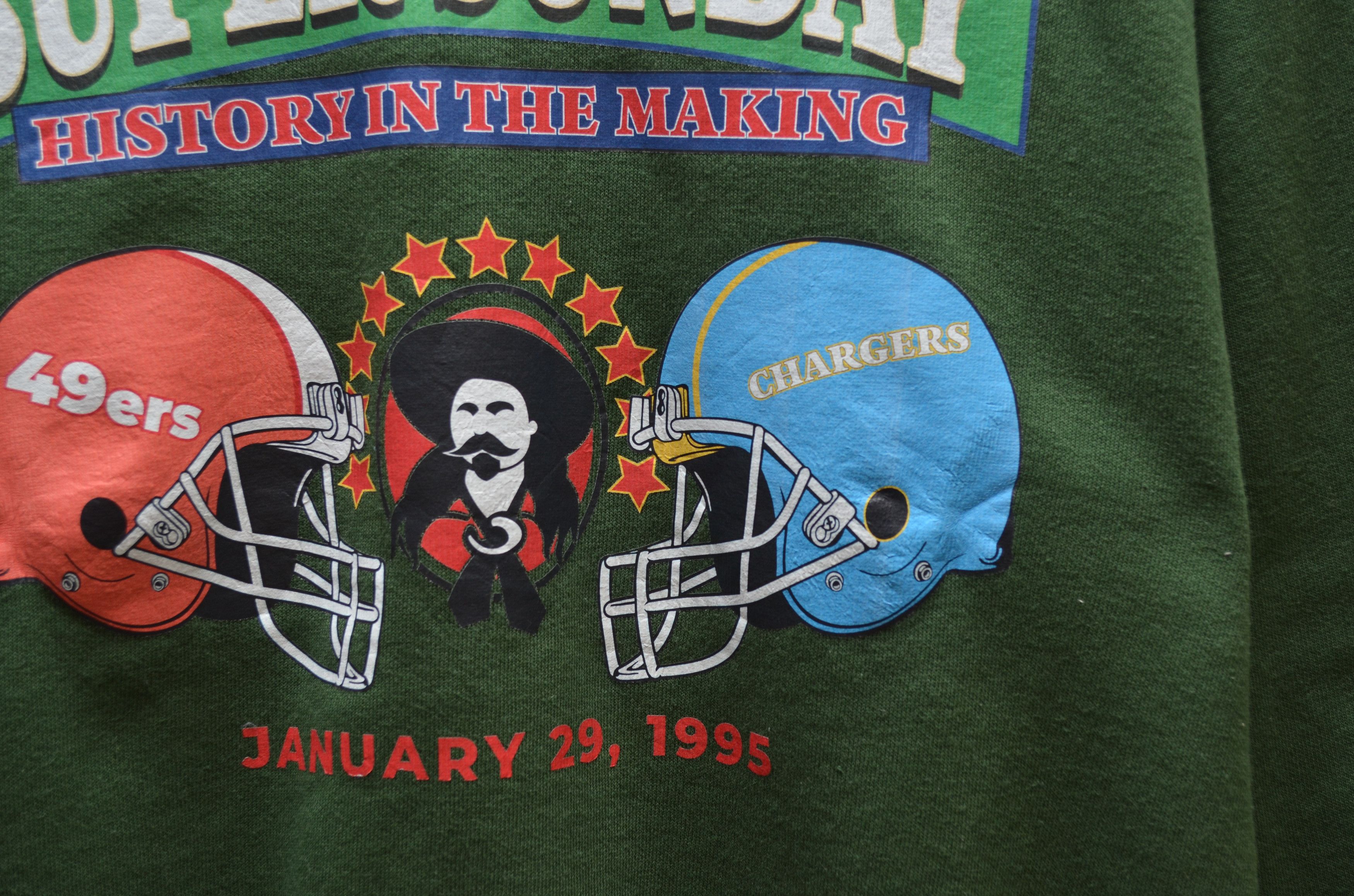 NFL × Vintage Vintage 90s SF 49ers x Chargers Sweatshirt 1995 RARE y2k Size US L / EU 52-54 / 3 - 4 Thumbnail