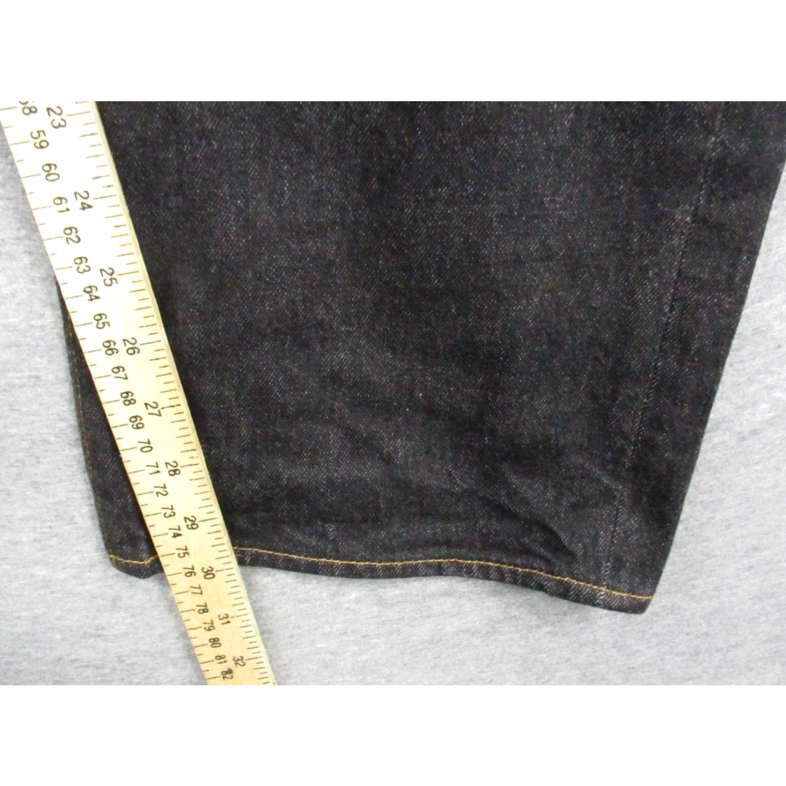Levi's Levi's 501 XX Jeans 42x32 Mens Button Fly Straight Dark Black Distressed 5-Pocket Denim Classic Fit Casual Mens Size US 42 / EU 58 - 4 Thumbnail