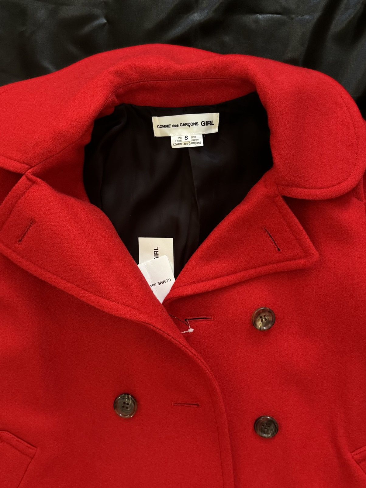 Comme des Garcons Girl Comme des Garcons Wool Coat Size S / US 4 / IT 40 - 2 Thumbnail