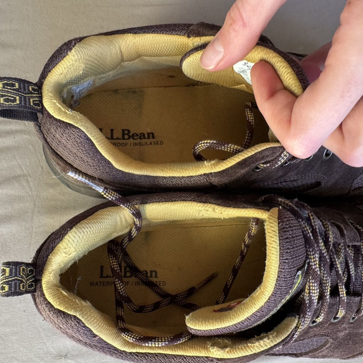 L.L. Bean L.L. Bean Low Lace Up Snow Sneakers Size US 11.5 / EU 44-45 - 9 Thumbnail