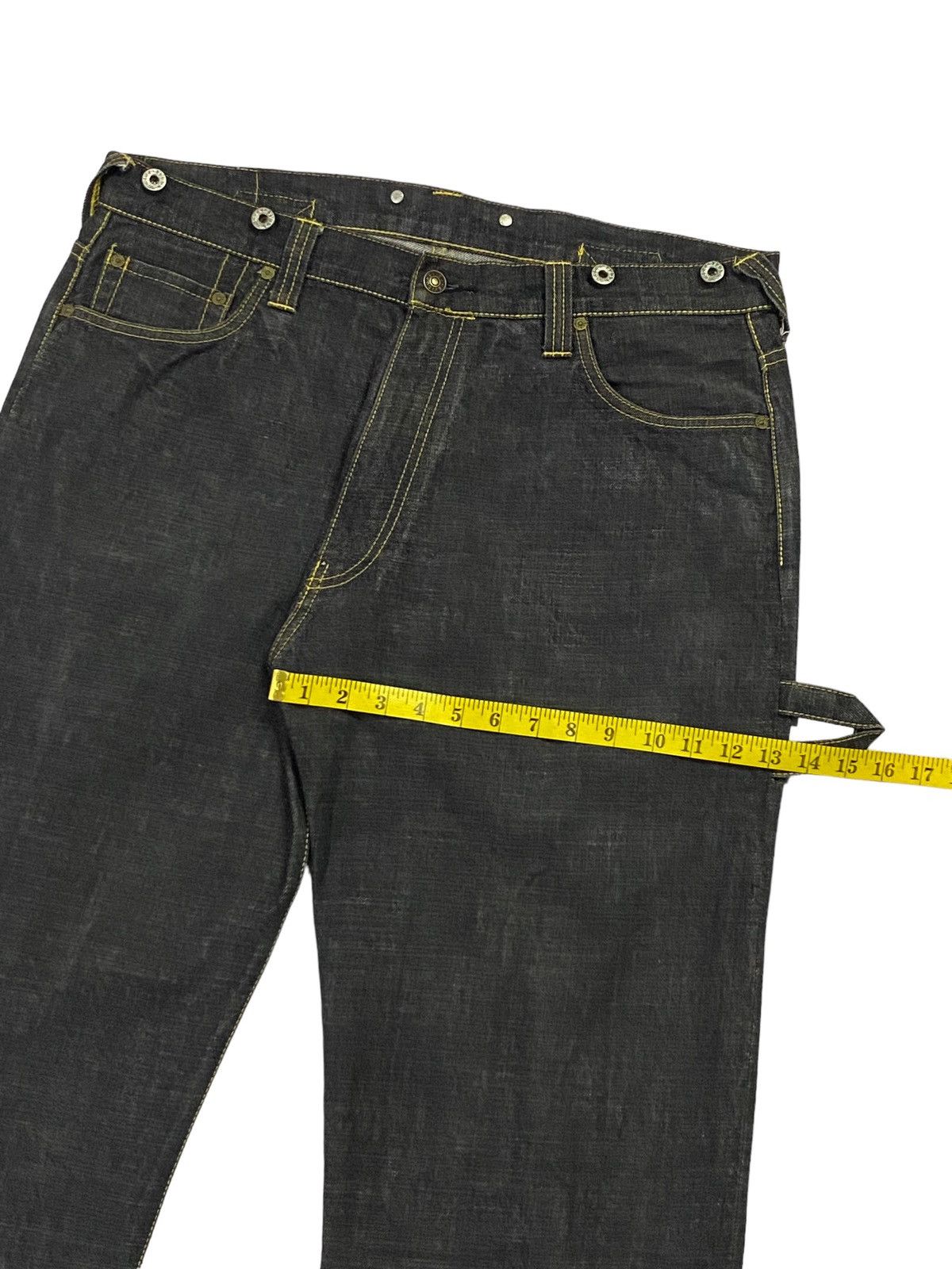 Japanese Brand × Vintage Vintage Bondage Selvedge Denim Pants Size US 36 / EU 52 - 8 Thumbnail