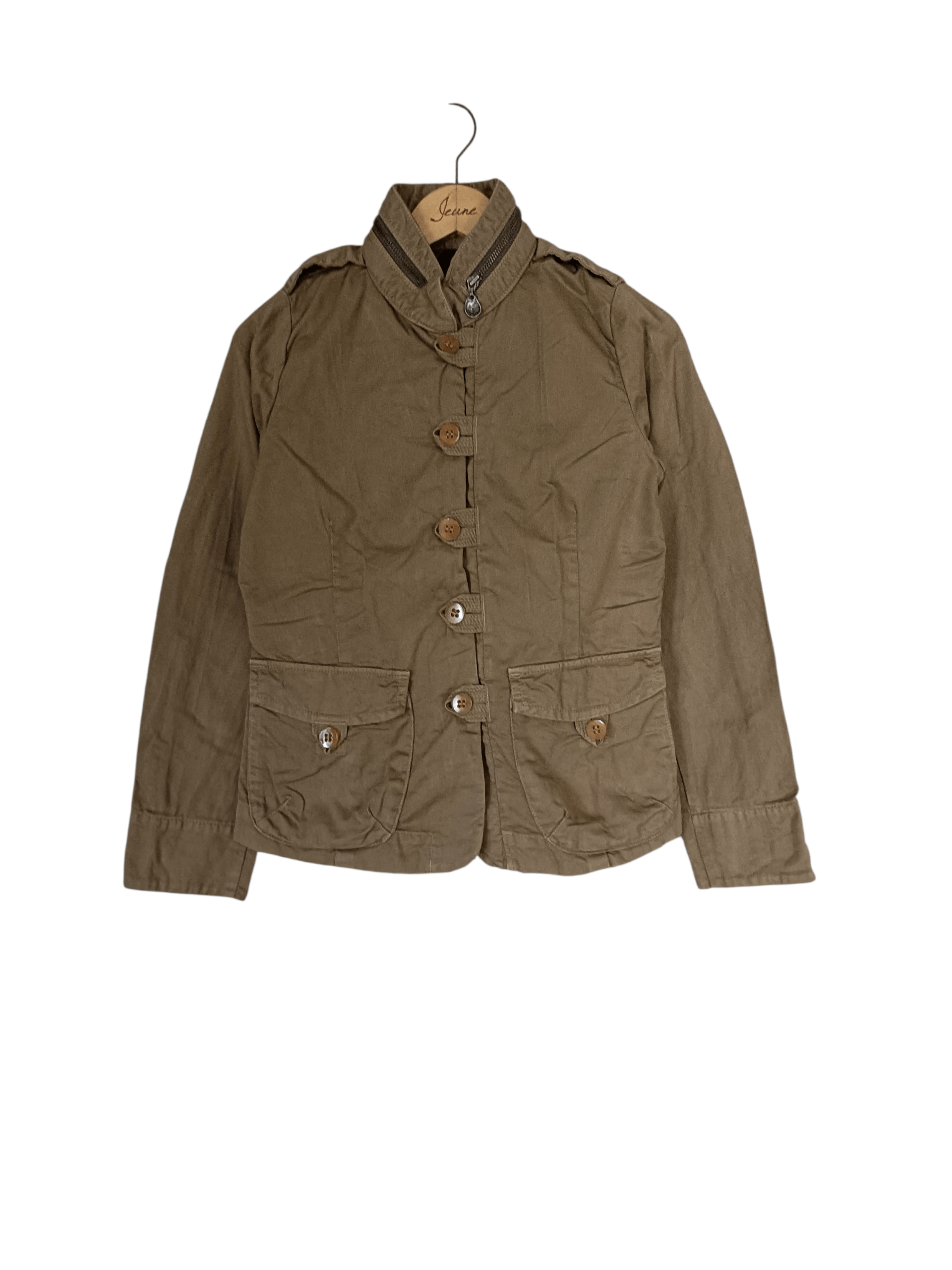 Issey Miyake Vintage a net Pall'as palace by Issey military style jacket Size US S / EU 44-46 / 1 - 1 Thumbnail