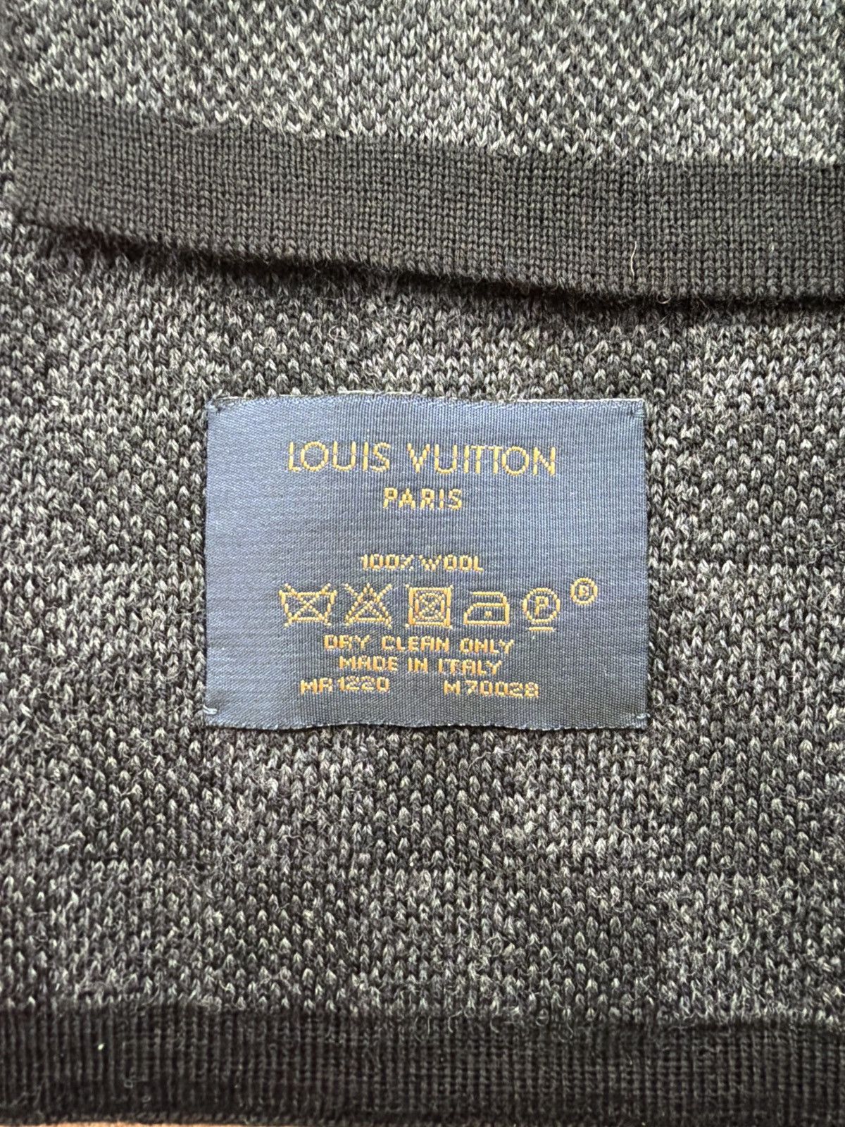 Louis Vuitton Louis vuitton ech.petit dam.nm graphite scarf Size ONE SIZE - 3 Thumbnail