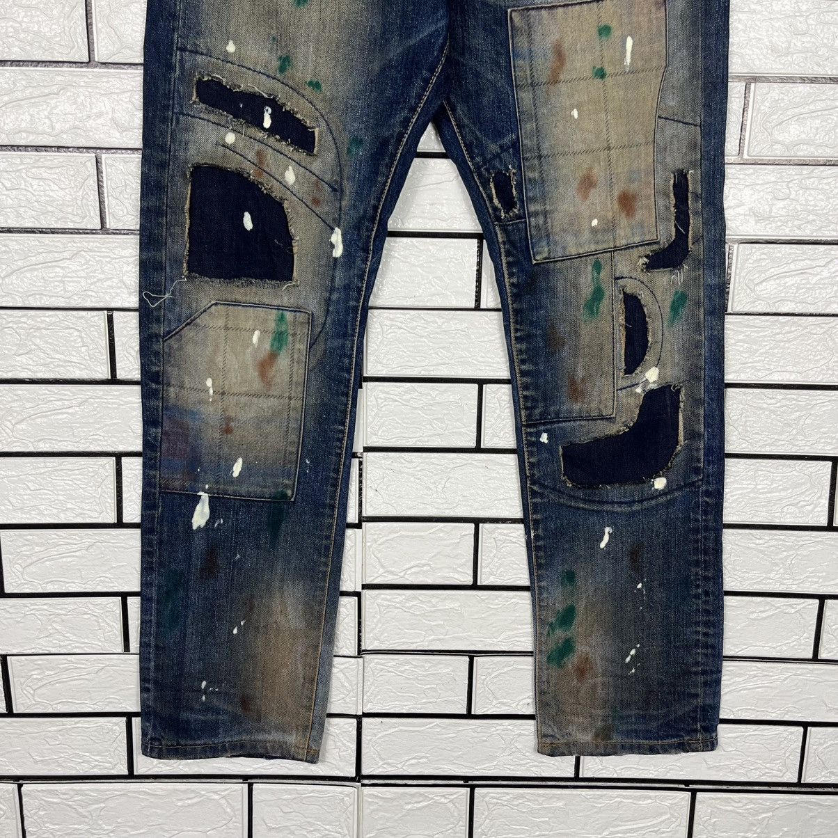Black Label Vintage Black Label Patchwork Avant Garde Denim Size US 32 / EU 48 - 4 Thumbnail