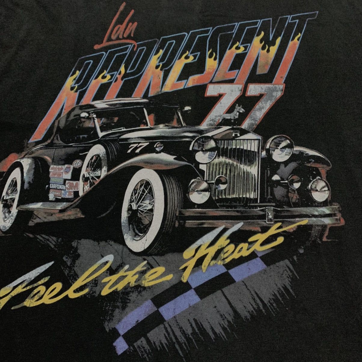 Represent Clo. Represent XS Feel The Heat Vintage Black Tee Size US XS / EU 42 / 0 - 3 Thumbnail
