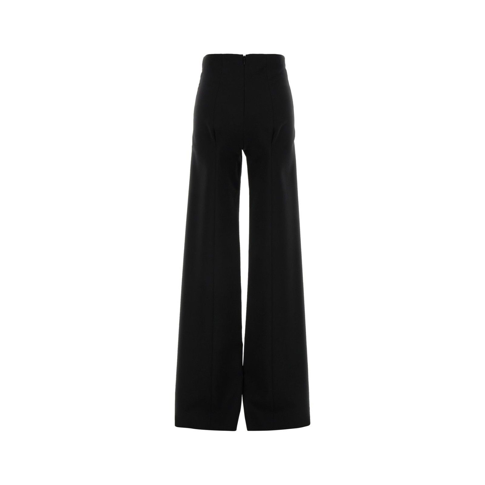 Gucci GUCCI Black Stretch Wool Blend Wide Leg Pant New & Authentic Size 27" / US 4 / IT 40 - 2 Thumbnail