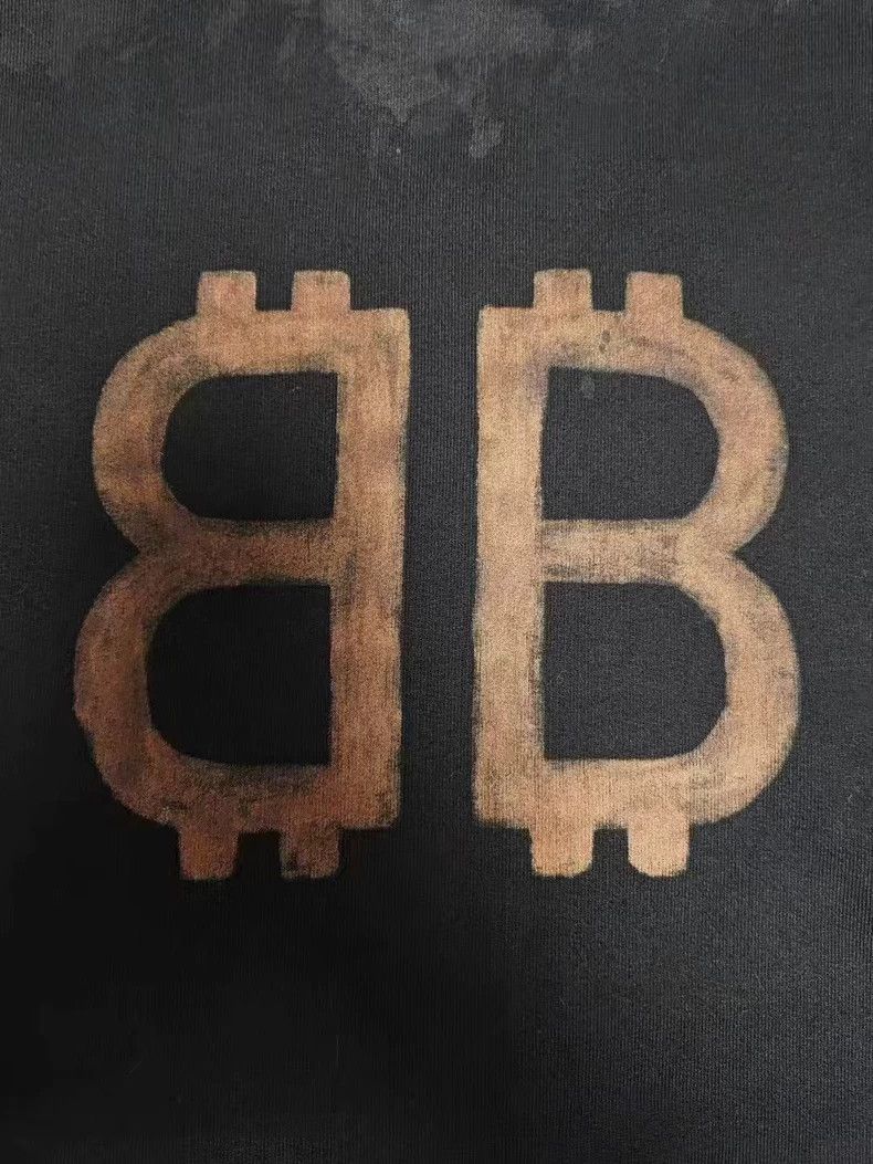 Balenciaga Balenciaga 23 FW Mud Dye Bitcoin Sabotage Hoodie 2503-Nexta Size US XXL / EU 58 / 5 - 4 Thumbnail