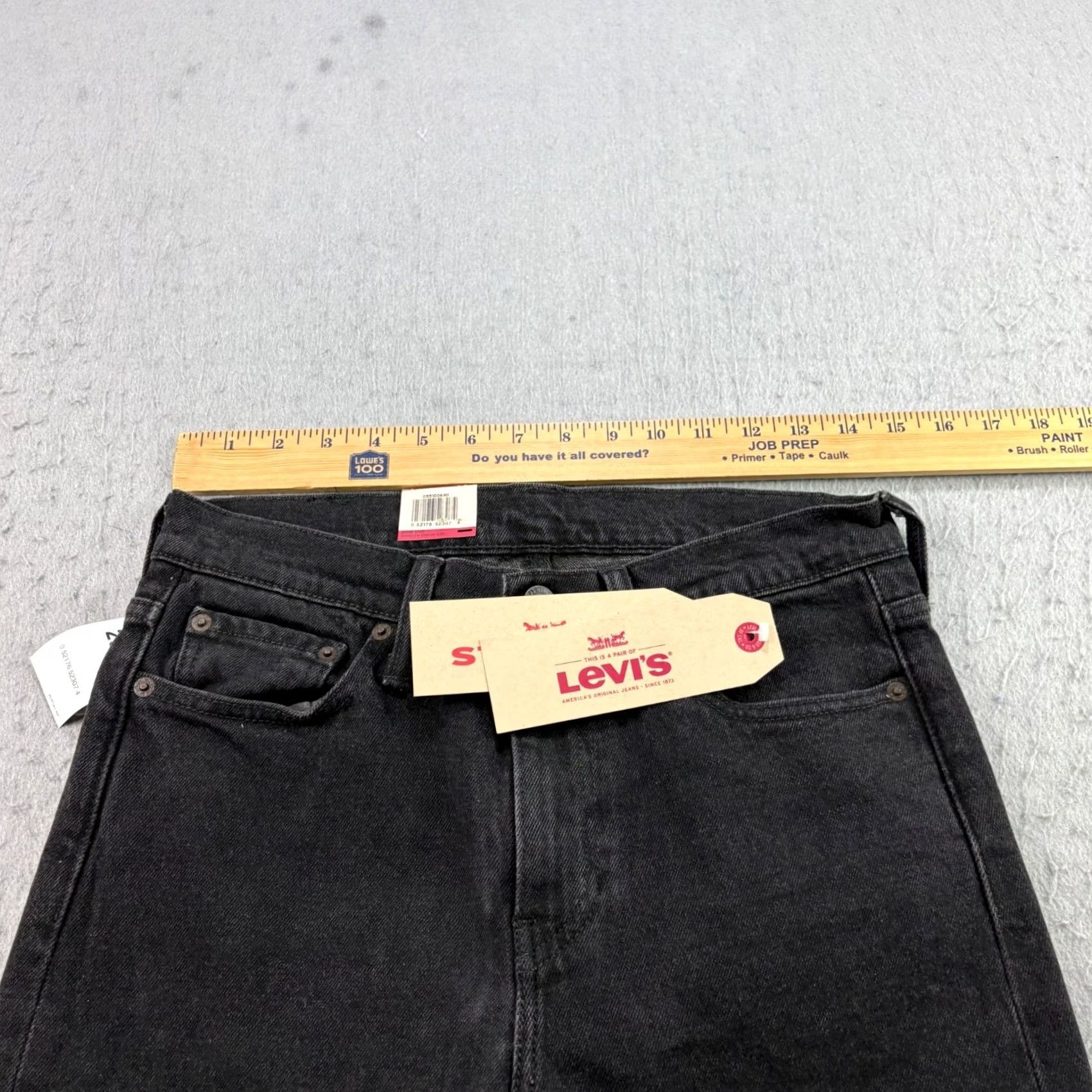 Levi's Levi's Jeans Mens 29x32 Black 510 Skinny Distressed Denim NEW Size US 29 - 6 Thumbnail