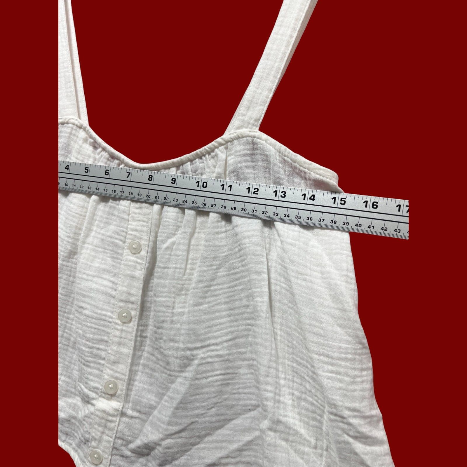 Other Colsie - Women's Tiny Tank Top - White - Extra Small Size XS / US 0-2 / IT 36-38 - 3 Thumbnail