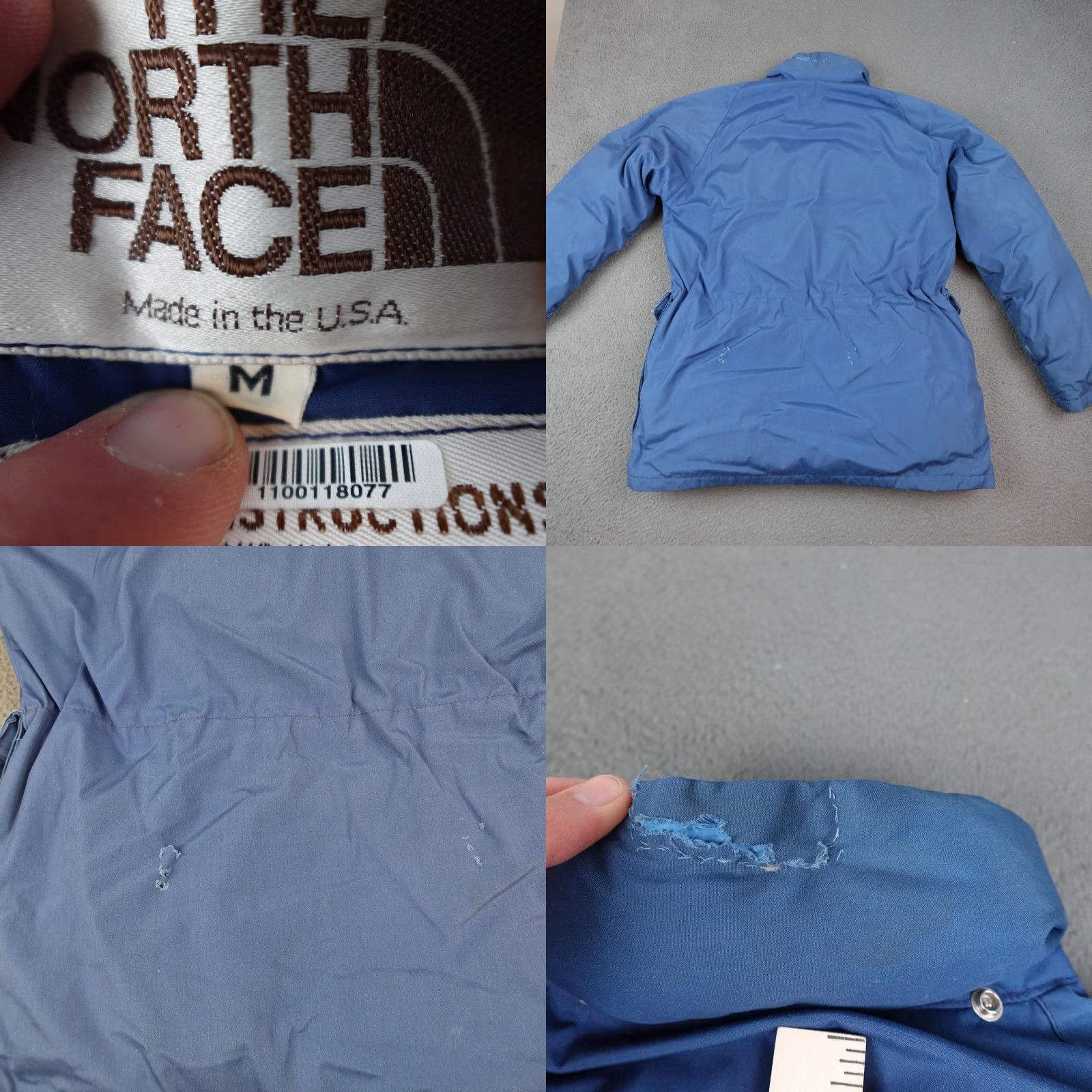 The North Face VINTAGE The North Face Jacket Mens Medium Blue Down Parka Made USA 80s Size US M / EU 48-50 / 2 - 8 Thumbnail