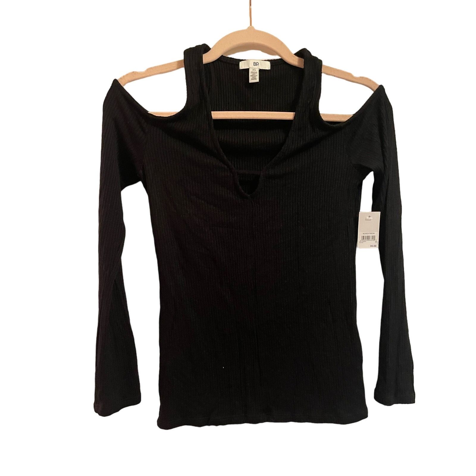 BP. BP, Cold Shoulder Long Sleeve, NWT, XS Size XS / US 0-2 / IT 36-38 - 1 Thumbnail