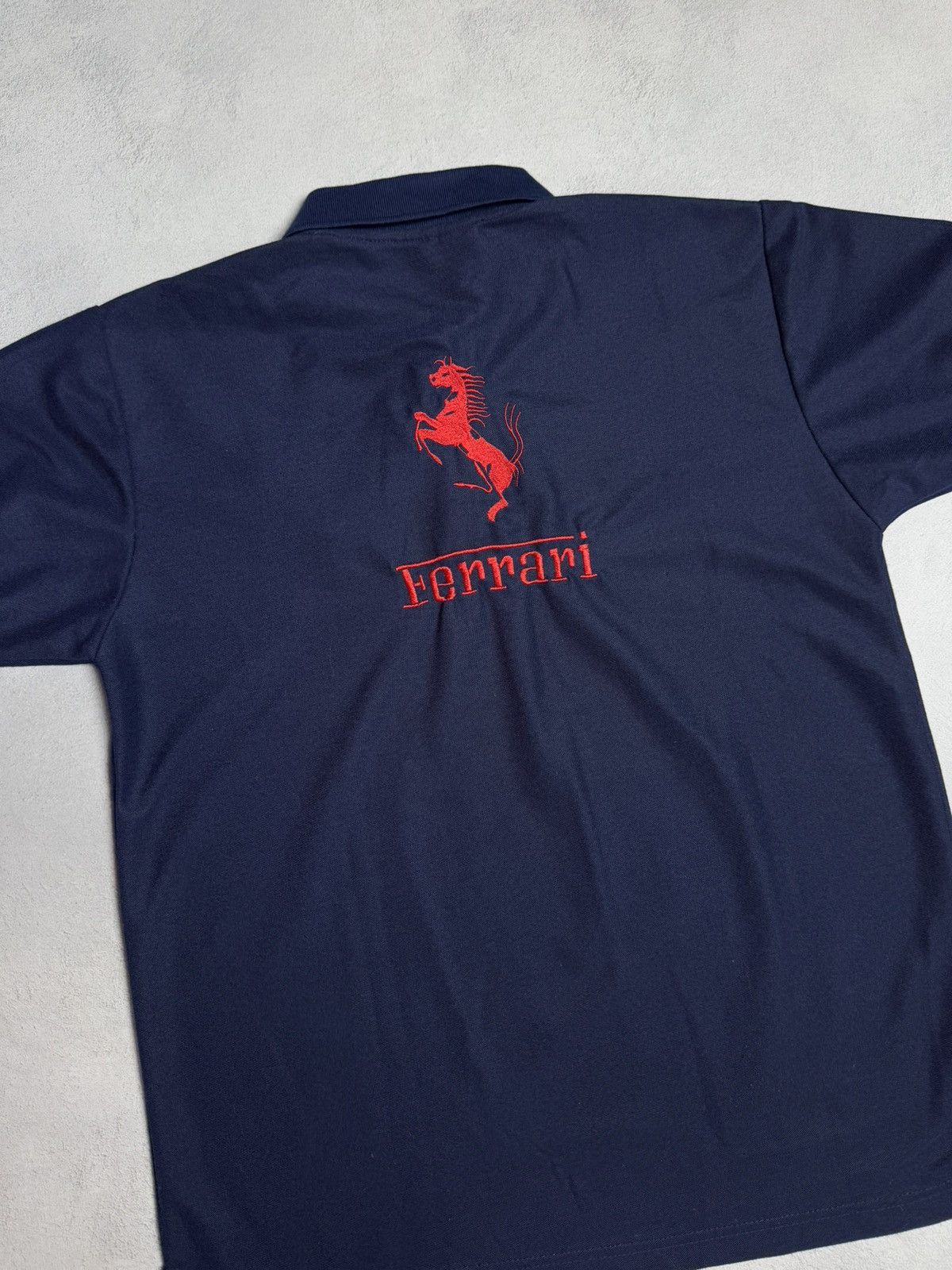 Ferrari FERRARI Racing Polo Shirt Big Embroidered Logo size L Size US L / EU 52-54 / 3 - 8 Thumbnail