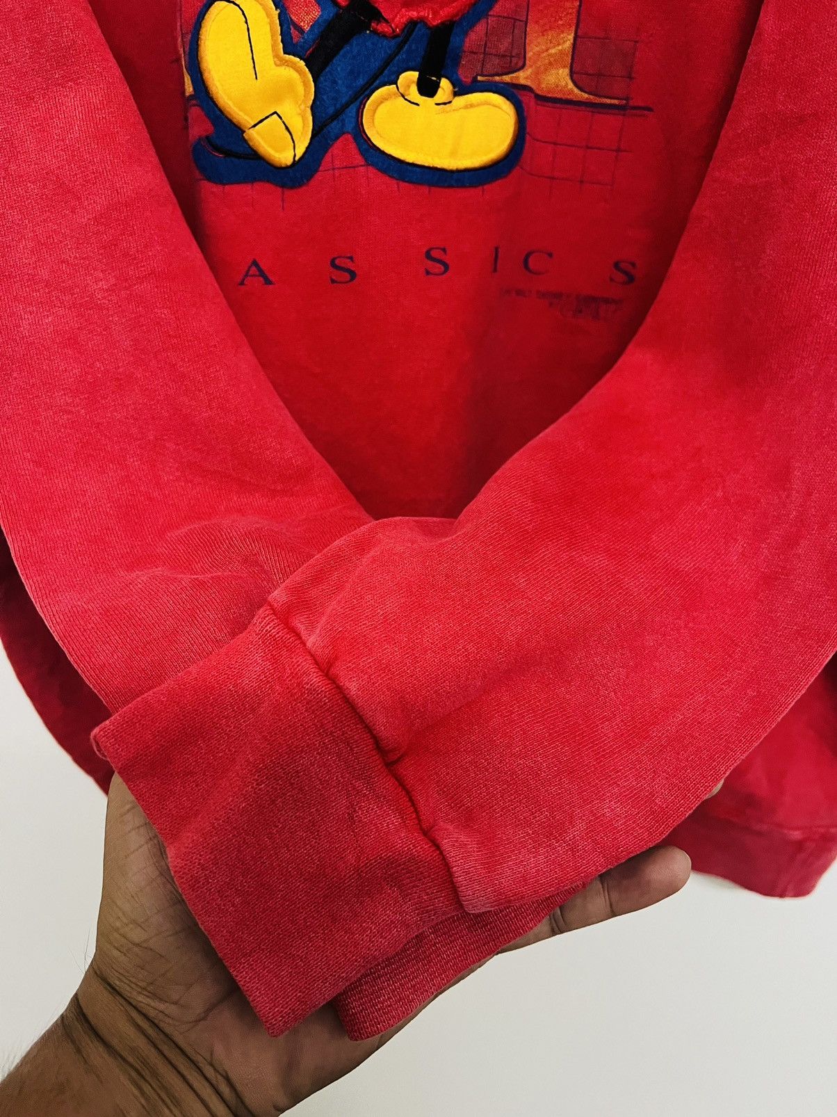 Disney × Mickey Mouse × Vintage Vintage 90s Mickey Mouse Oversize Crewneck Size US XL / EU 56 / 4 - 8 Thumbnail