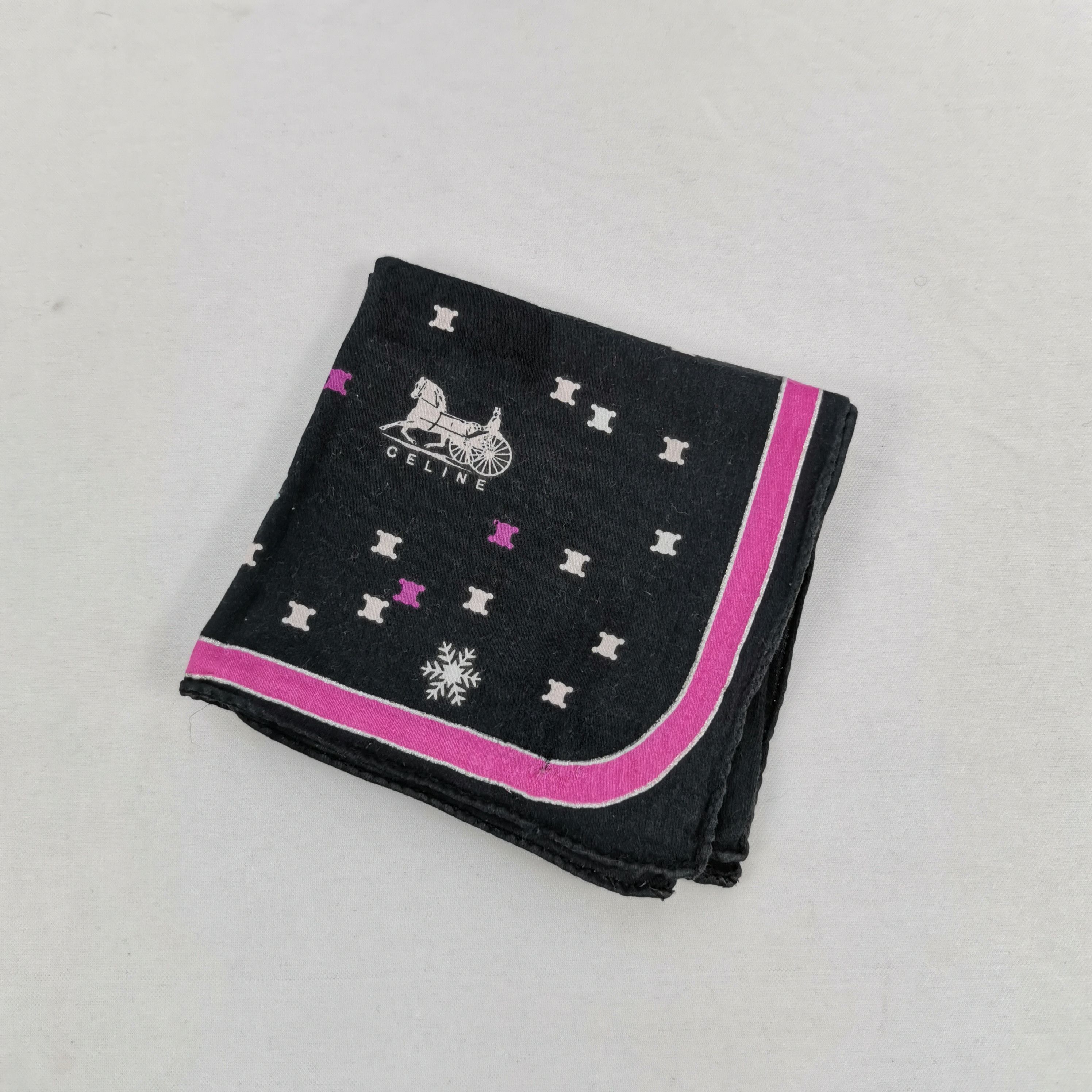 Celine Vintage Celine Handkerchief Neckerchief Bandana Scarf Size ONE SIZE - 2 Thumbnail