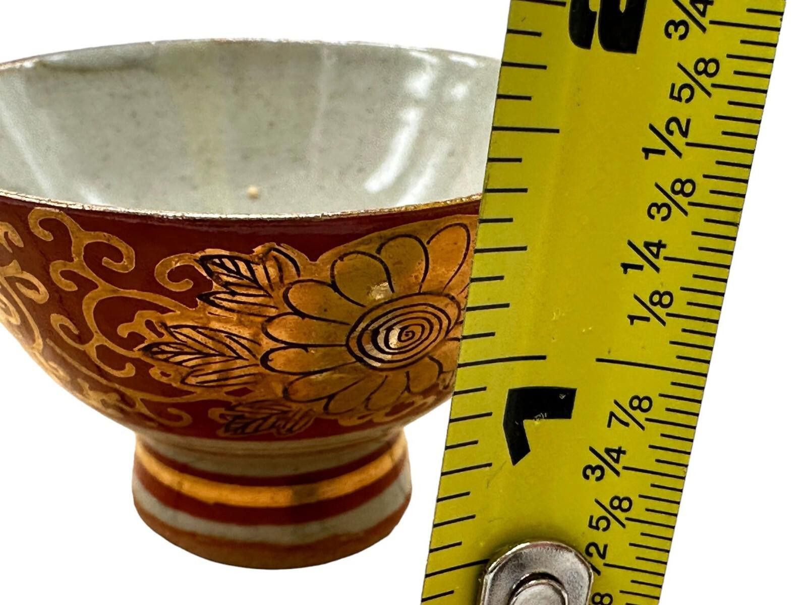 Other Antique Japanese Cup Set Kutani Ware Sakazuki Set Size ONE SIZE - 4 Thumbnail