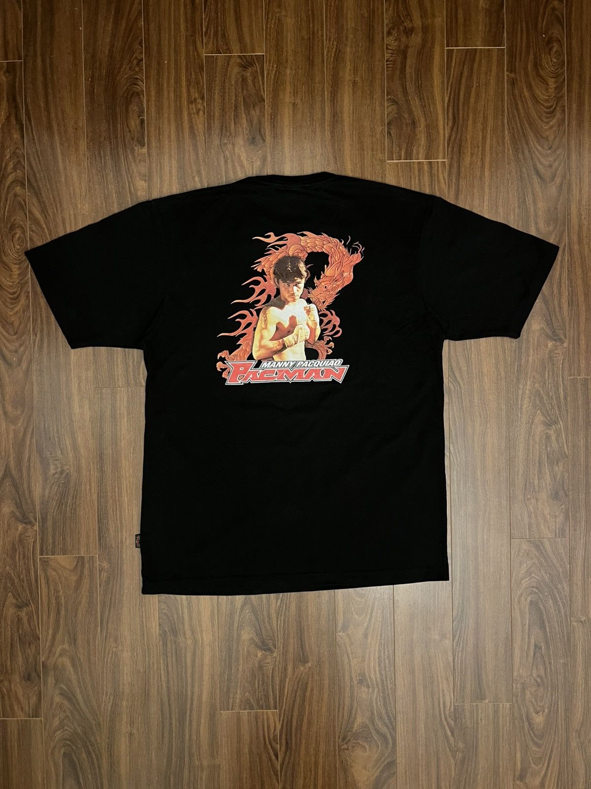 No Fear Vintage Y2K No Fear Manny “Pacman” Pacquiao Dragon Tee Size US L / EU 52-54 / 3 - 3 Thumbnail