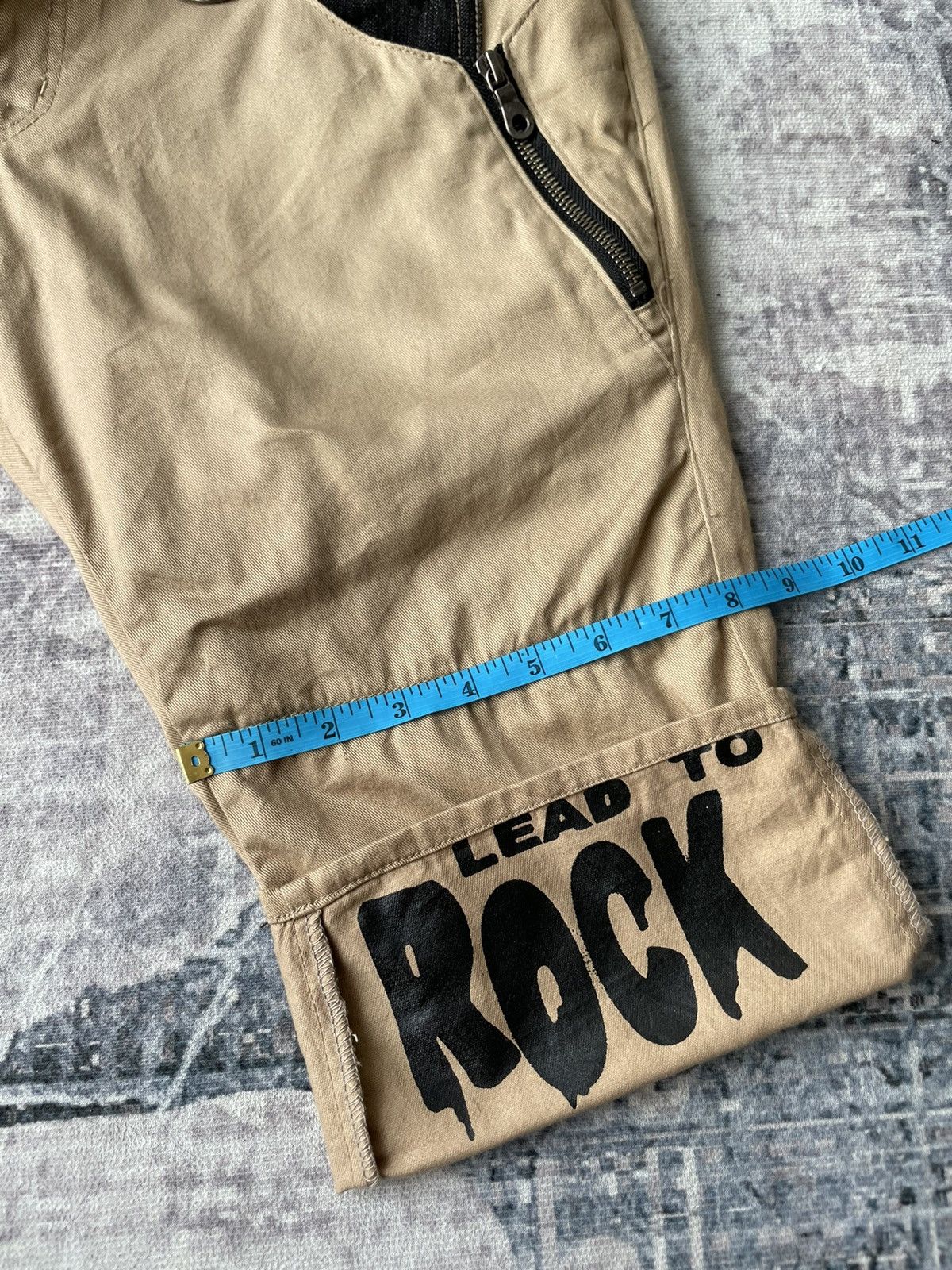 PPFM PPFM Double Waist Punk Bondage Short Pants Size US 34 / EU 50 - 17 Thumbnail