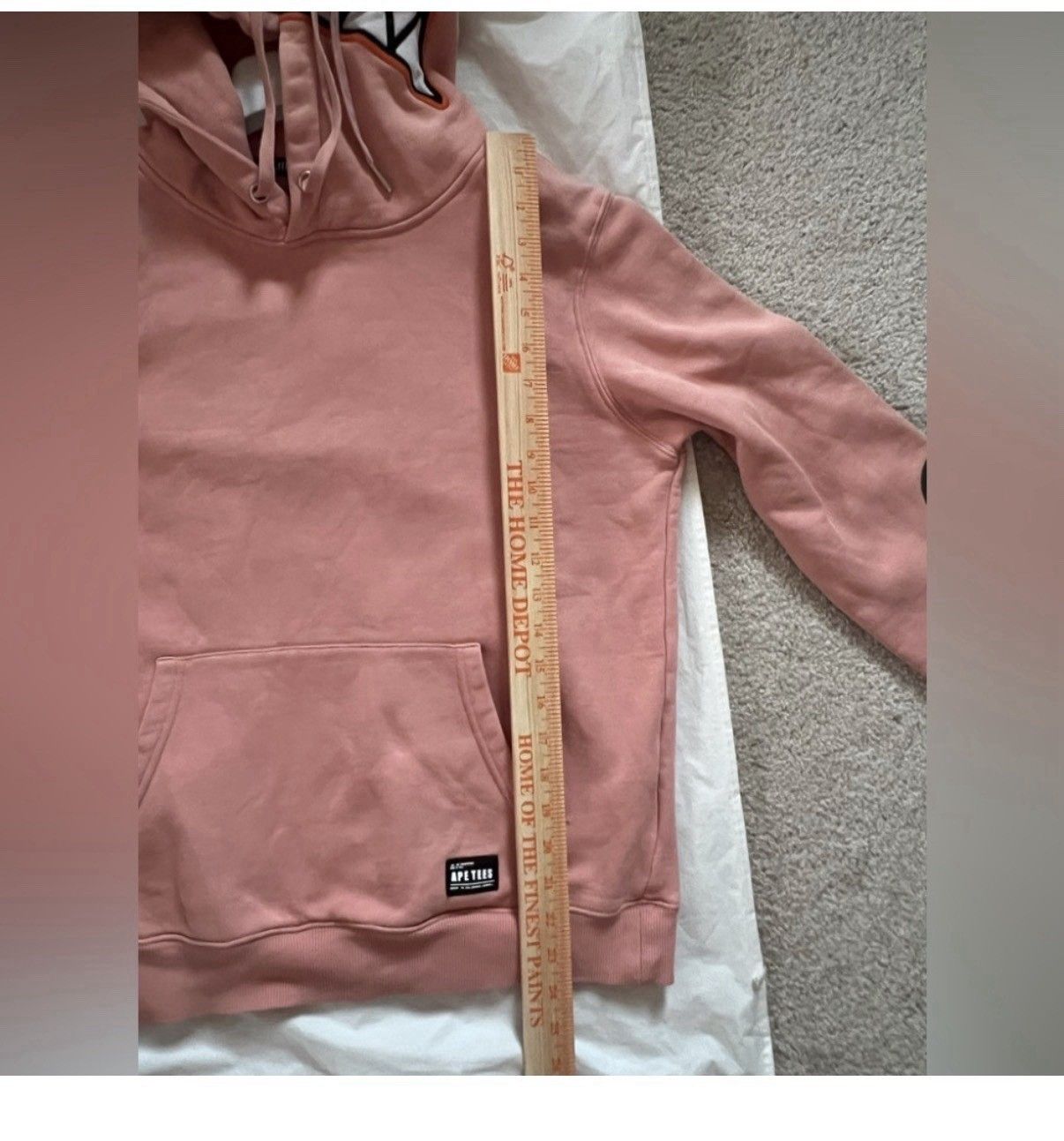 Other Ape Tees By Jim Design Shark Mouth Hoodie Pink Mens M Size US M / EU 48-50 / 2 - 5 Thumbnail