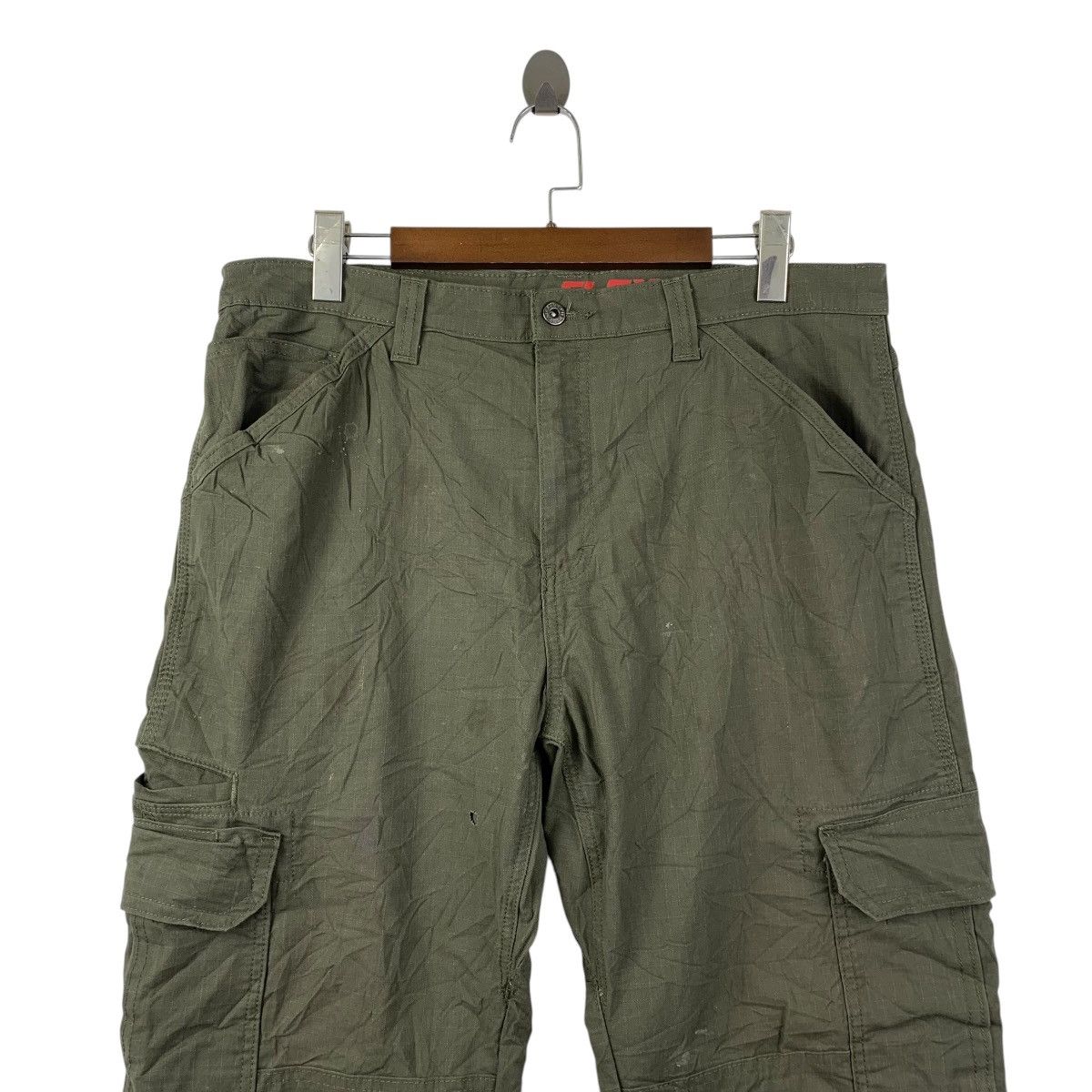 Dickies Dickies FLEX Ripstop Cargo Pants Olive Green Size US 36 / EU 52 - 2 Thumbnail
