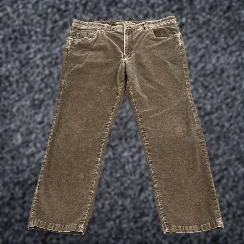 Tommy Bahama Tommy Bahama Pants Mens 38 Brown Cotton Corduroy Stretch Casual Coastal Style Size US 40 / EU 56 - 1 Thumbnail
