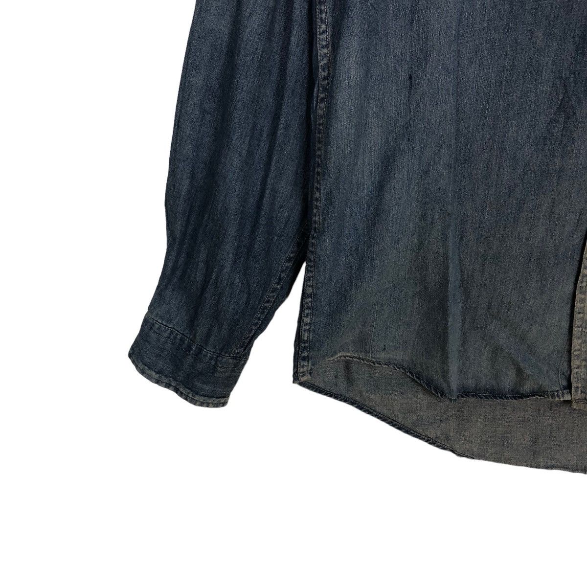 Japanese Brand 🔥VINTAGE COCA COLA DENIM CHAMBREY JACKET Size US M / EU 48-50 / 2 - 3 Thumbnail