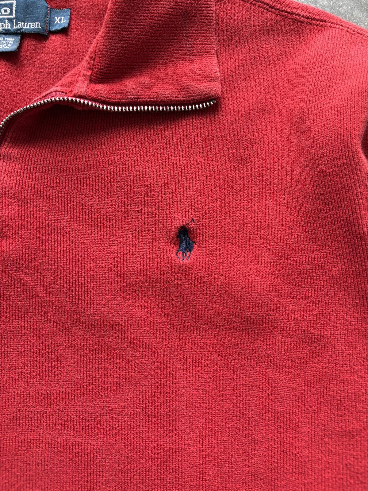 Polo Ralph Lauren Vintage Y2K Polo Ralph Lauren Quarter Zip Sweatshirt Size US L / EU 52-54 / 3 - 2 Thumbnail