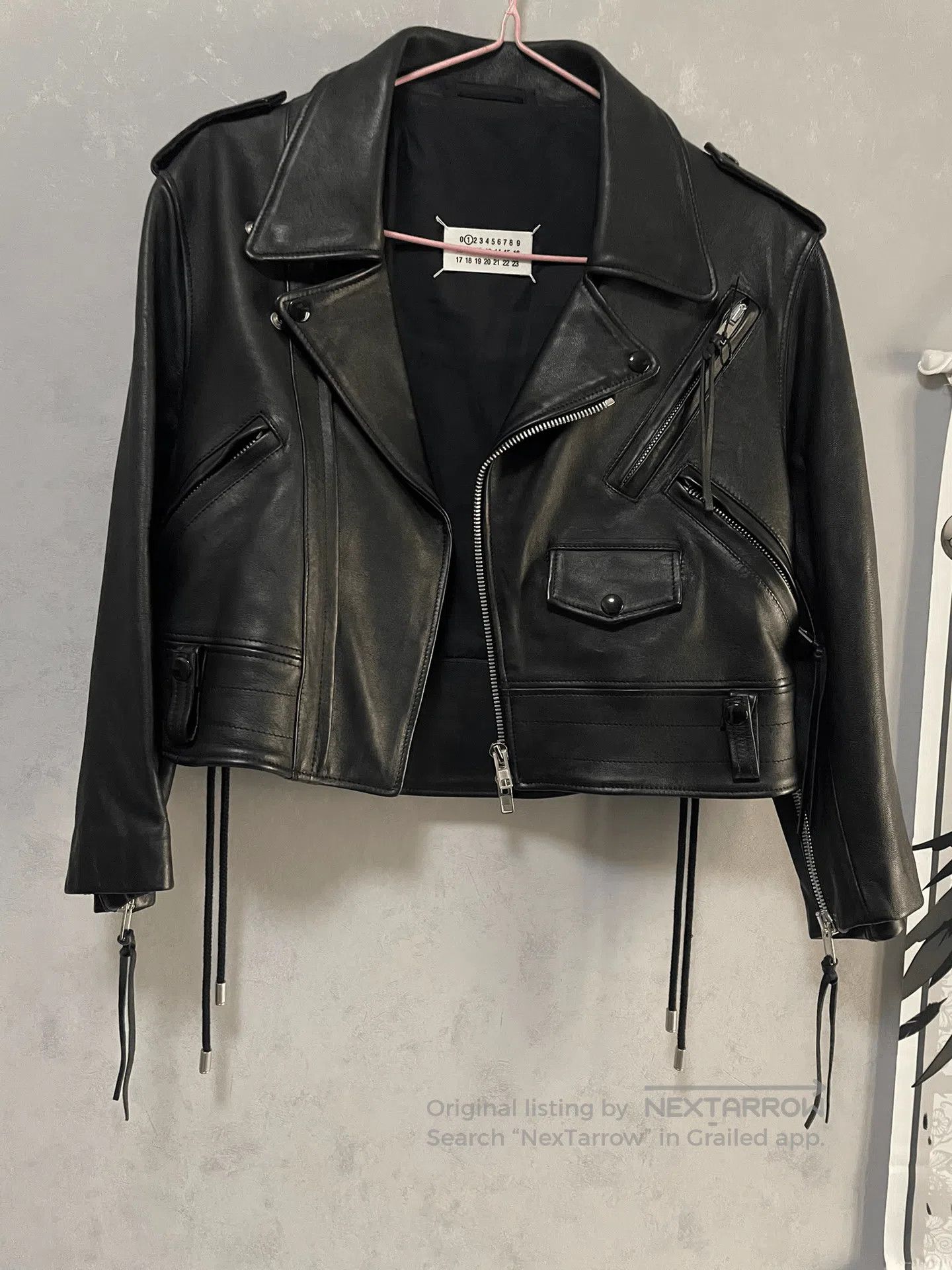 Maison Margiela Maison Margiela Lambskin Biker Jacket. Size US XXS / EU 40 - 1 Thumbnail