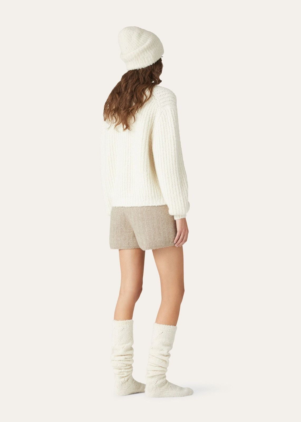 Loro Piana o1srvl11e1125 FAN3441 Cocooning Cardigan in White Size M / US 6-8 / IT 42-44 - 4 Thumbnail