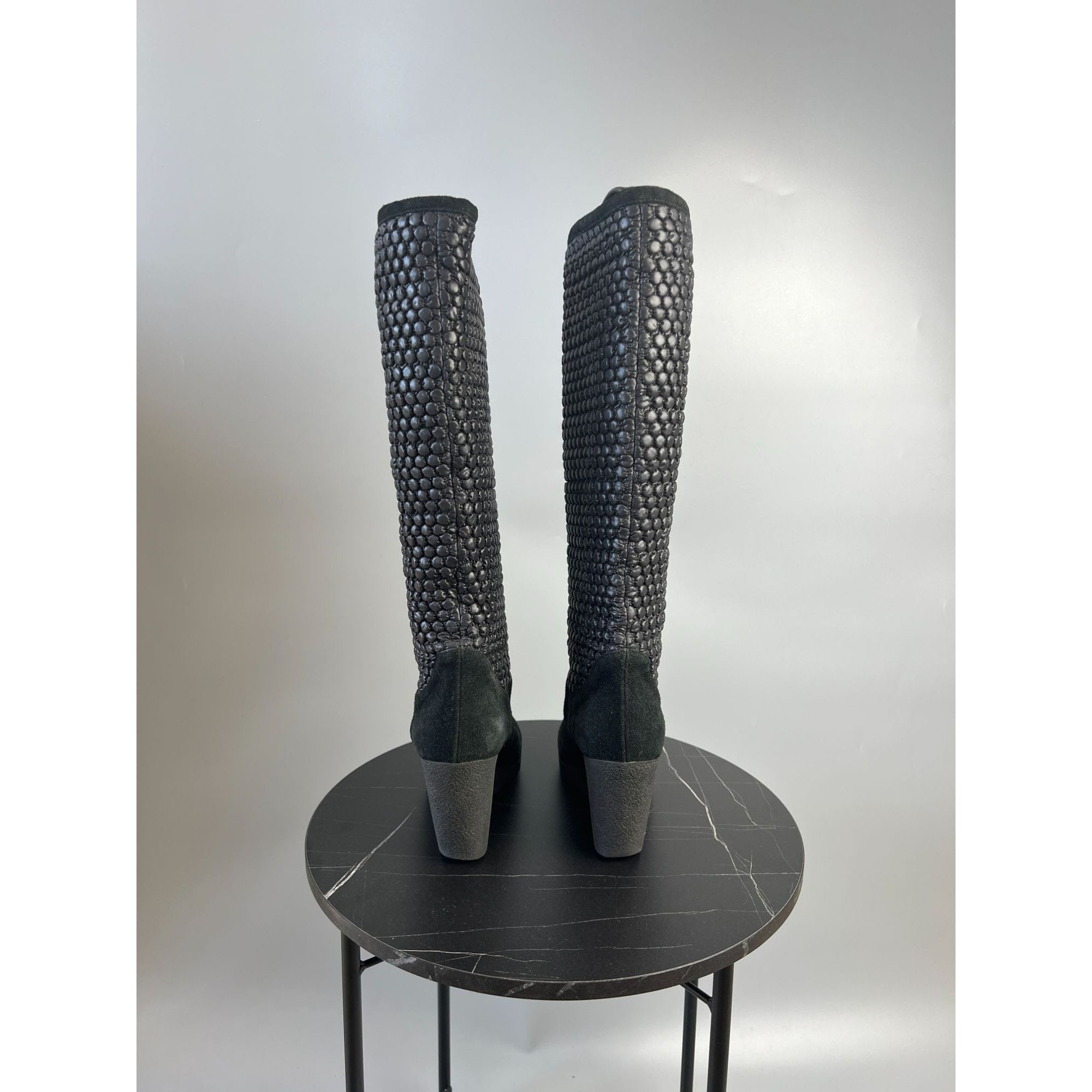 Fendi Fendi Bubbles Knee High Suede Boots Size EU 39 (Y0494) Size US 9 / IT 39 - 5 Thumbnail
