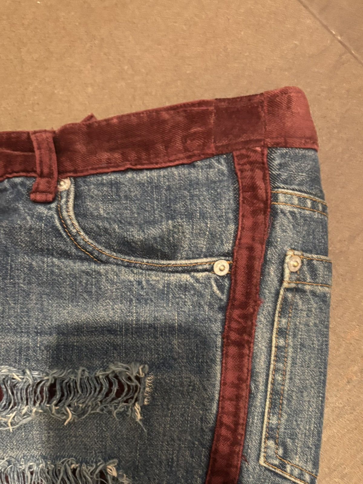 Undercover Undercover aw02 witches cell division crash denim Size US 29 - 7 Thumbnail