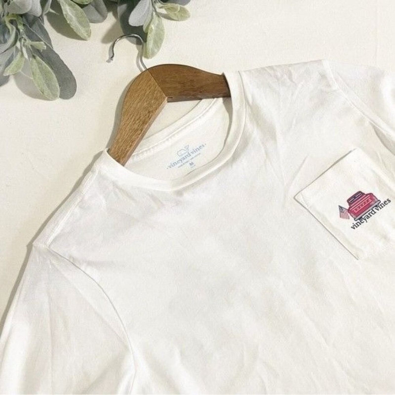 Vineyard Vines Vineyard Vines Kids Medium Americana Gameday T-Shirt White Size M / US 6-8 / IT 42-44 - 7 Thumbnail
