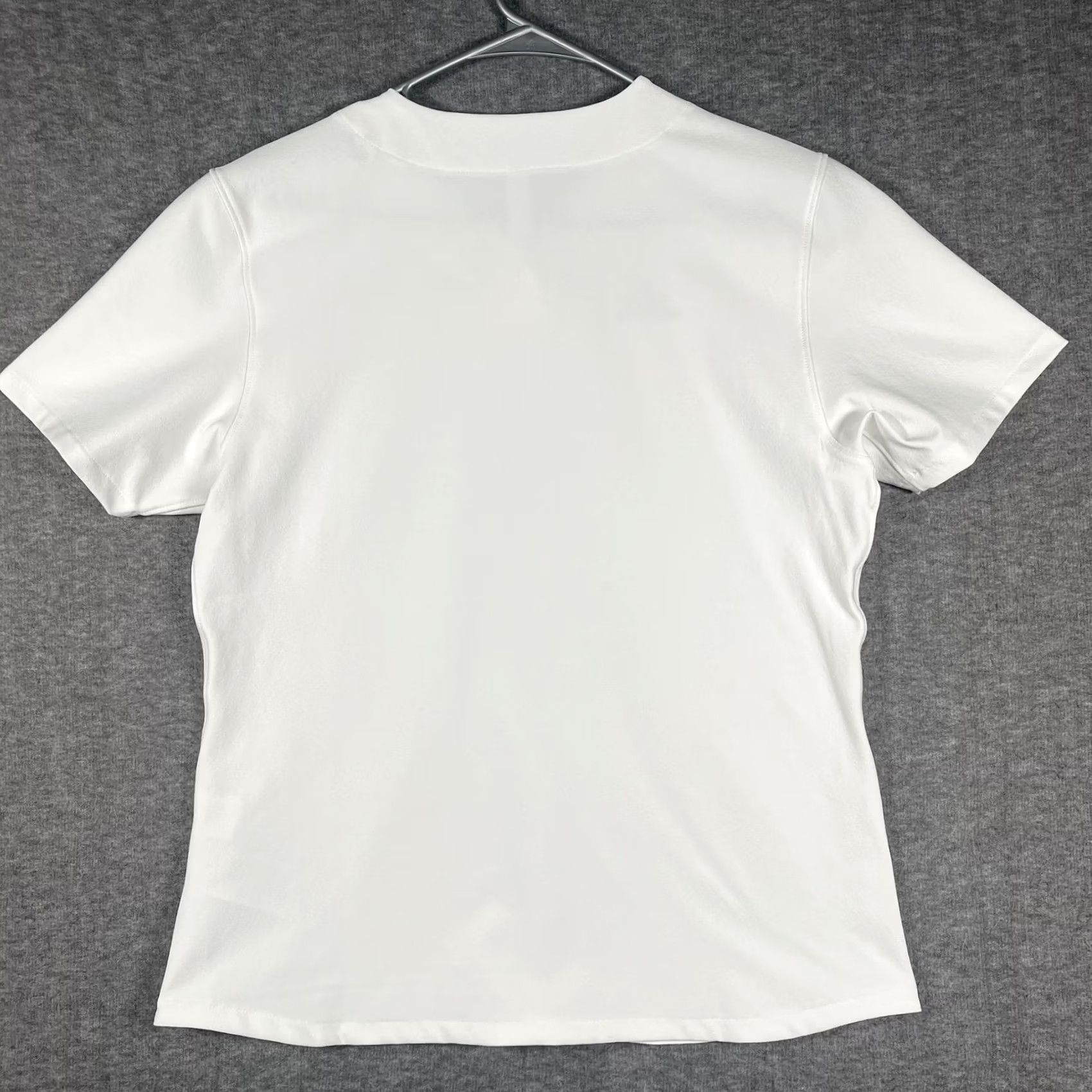 Adidas Adidas Jersey Shirt Mens Medium White Henley Snap Baseball Short Sleeve Jersey Sample JI8246 KPN86 Size US M / EU 48-50 / 2 - 3 Thumbnail
